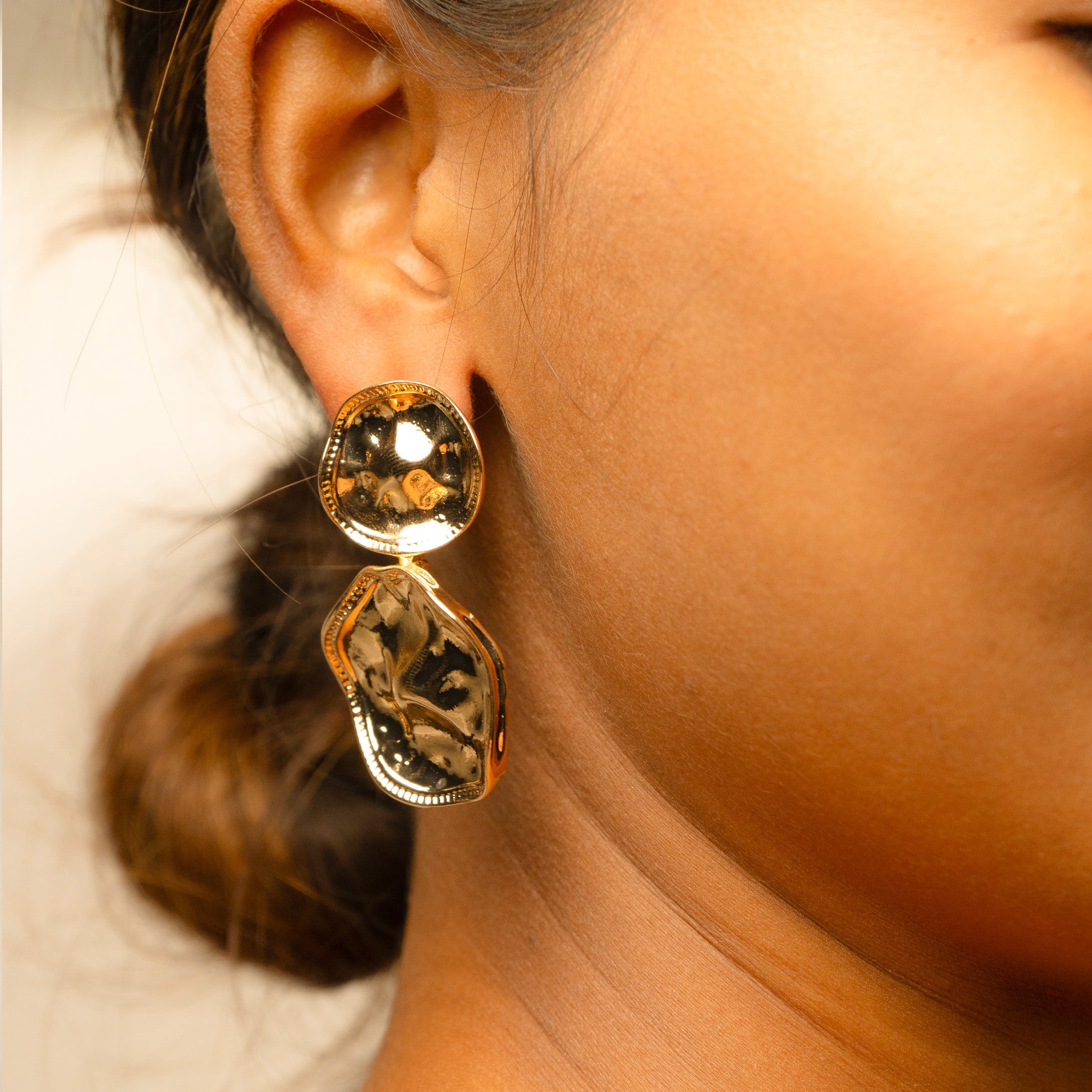 Ivory Pebble Earrings