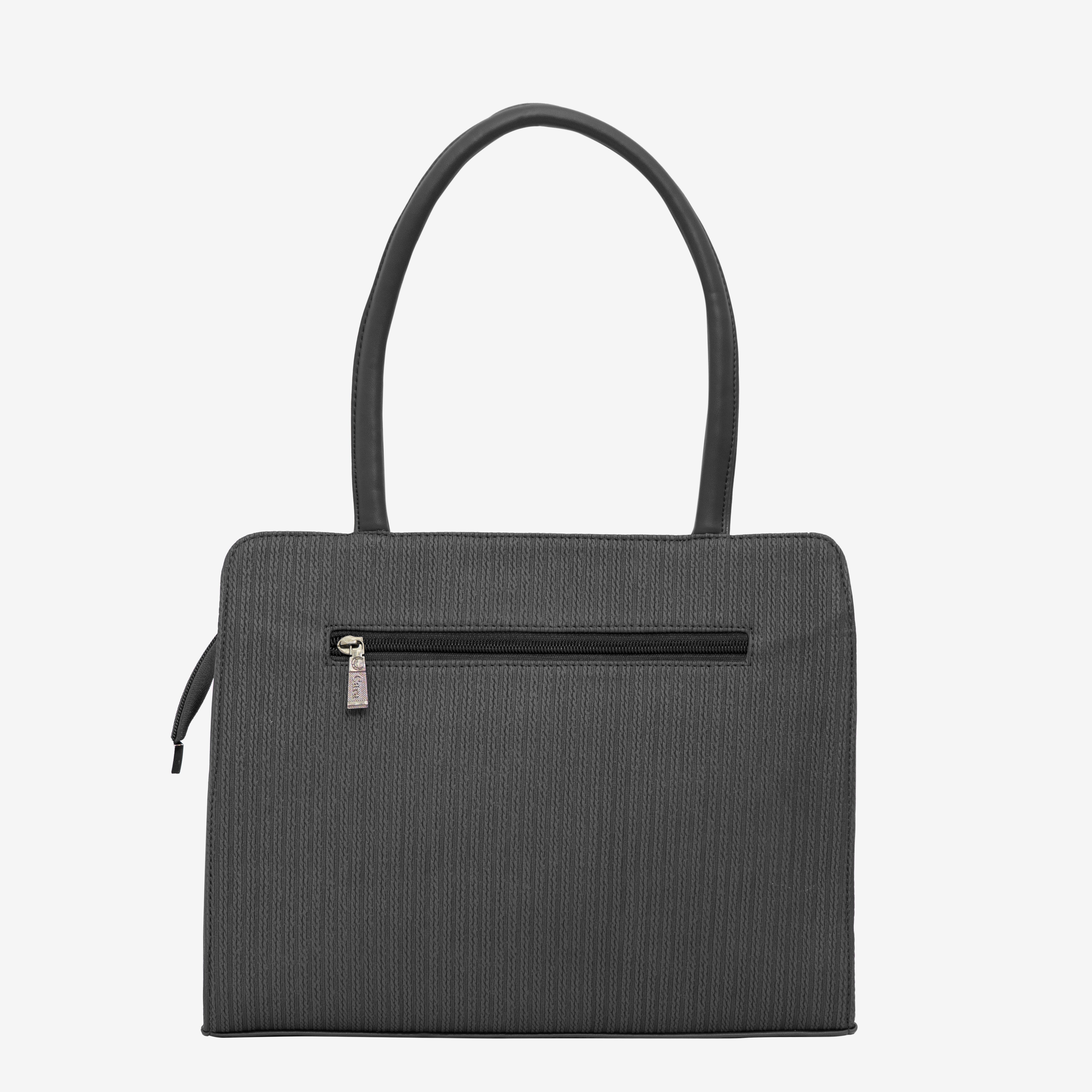 Elegant Charcoal Vibe Handbag