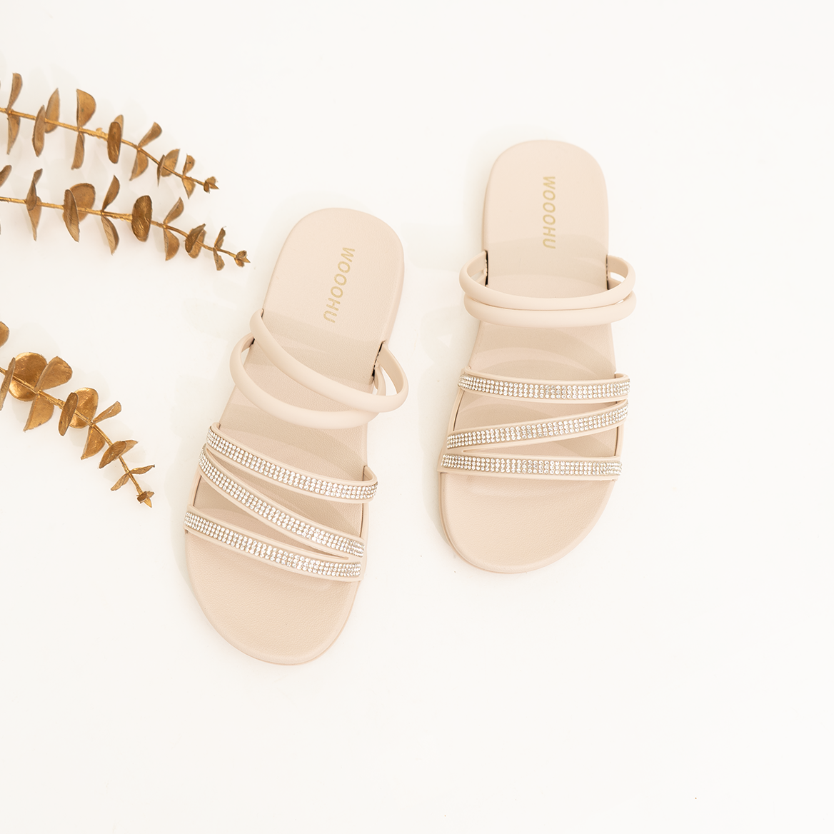 Sparkle Strap Sandals