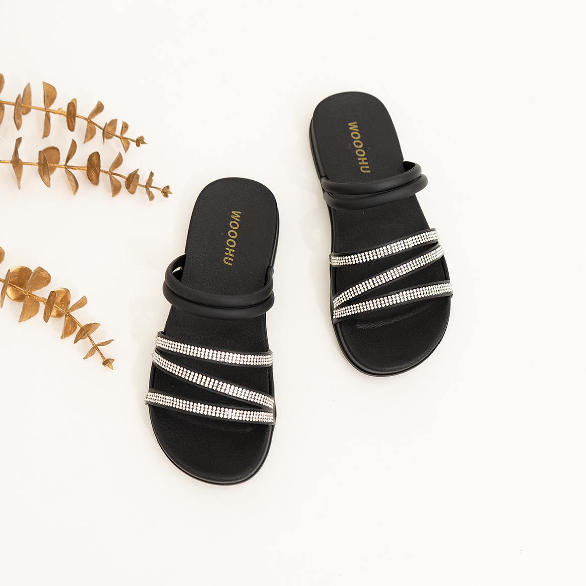 Sparkle Strap Sandals