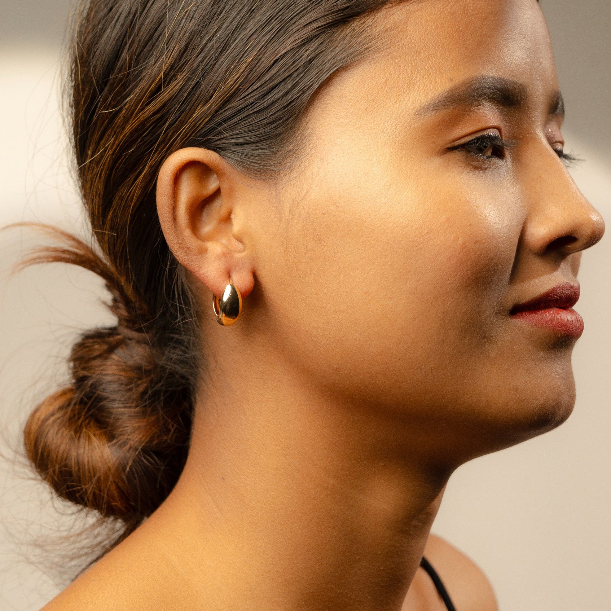 Fluid Circle Earrings