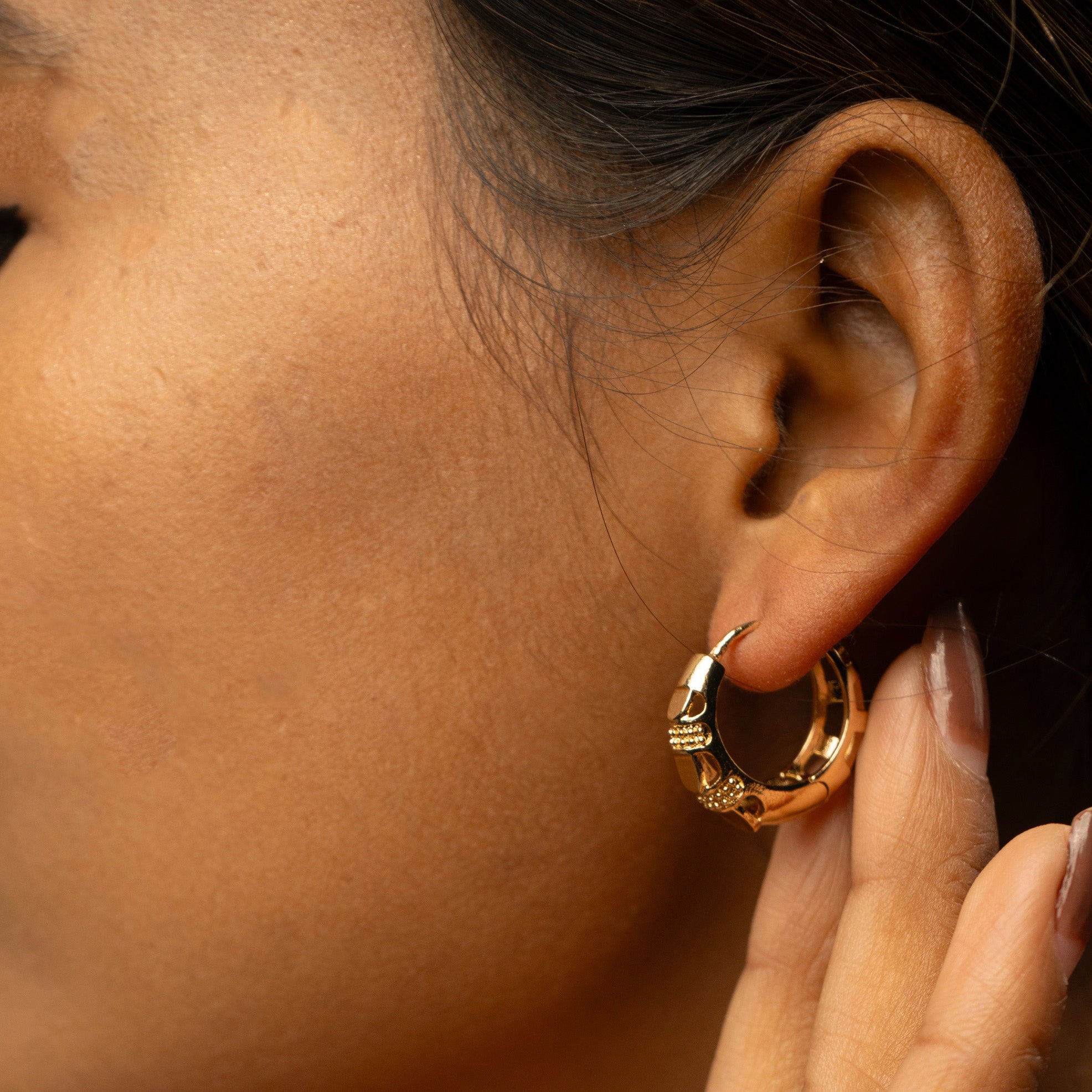 Golden Loop Earrings
