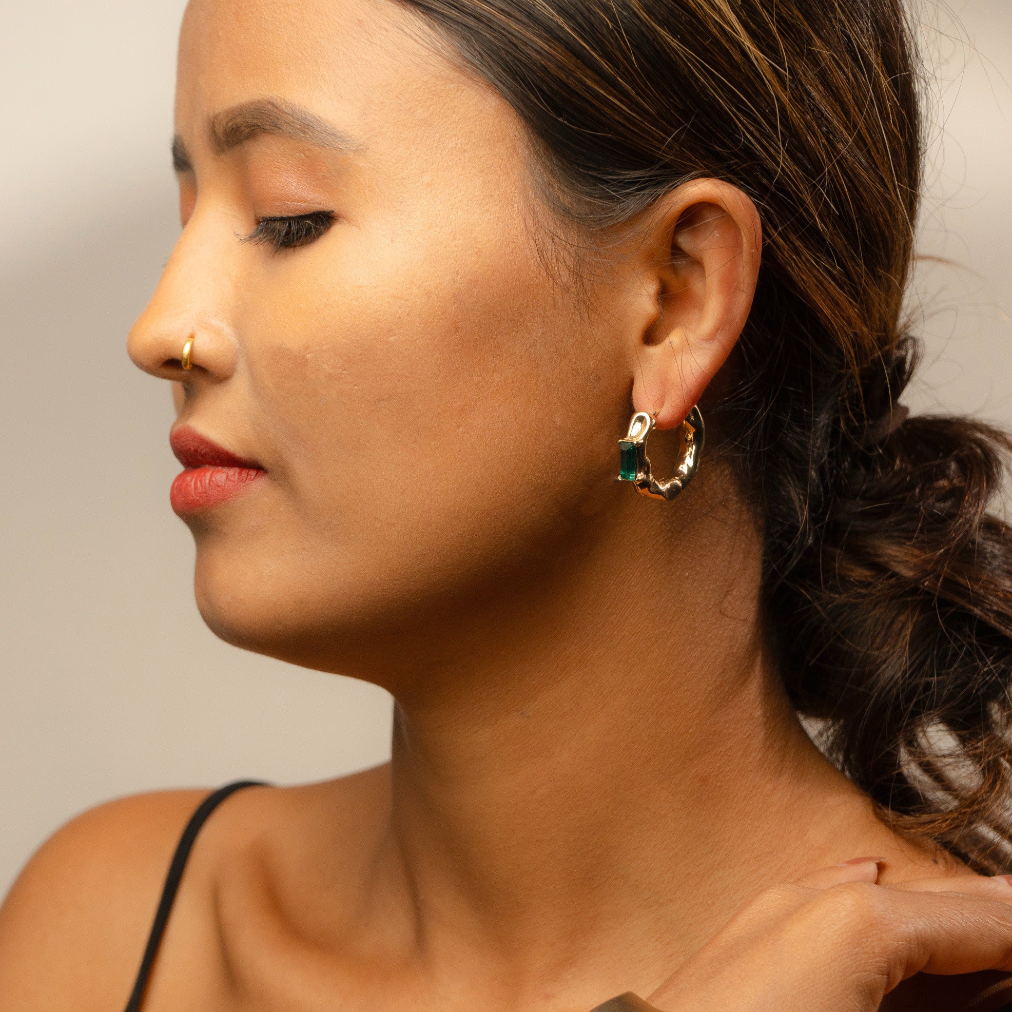 Auric Disc Earrings