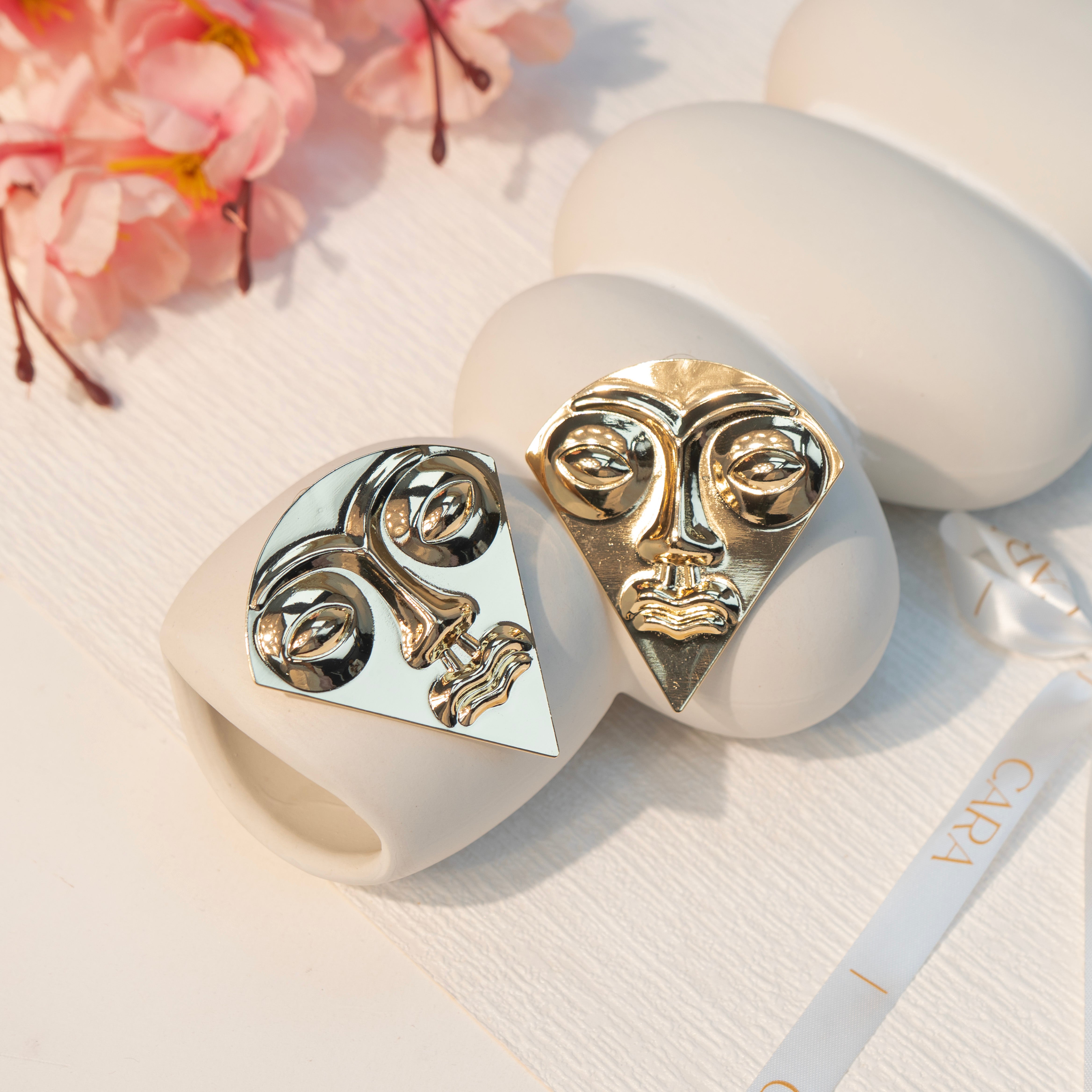 Avant Face Earrings