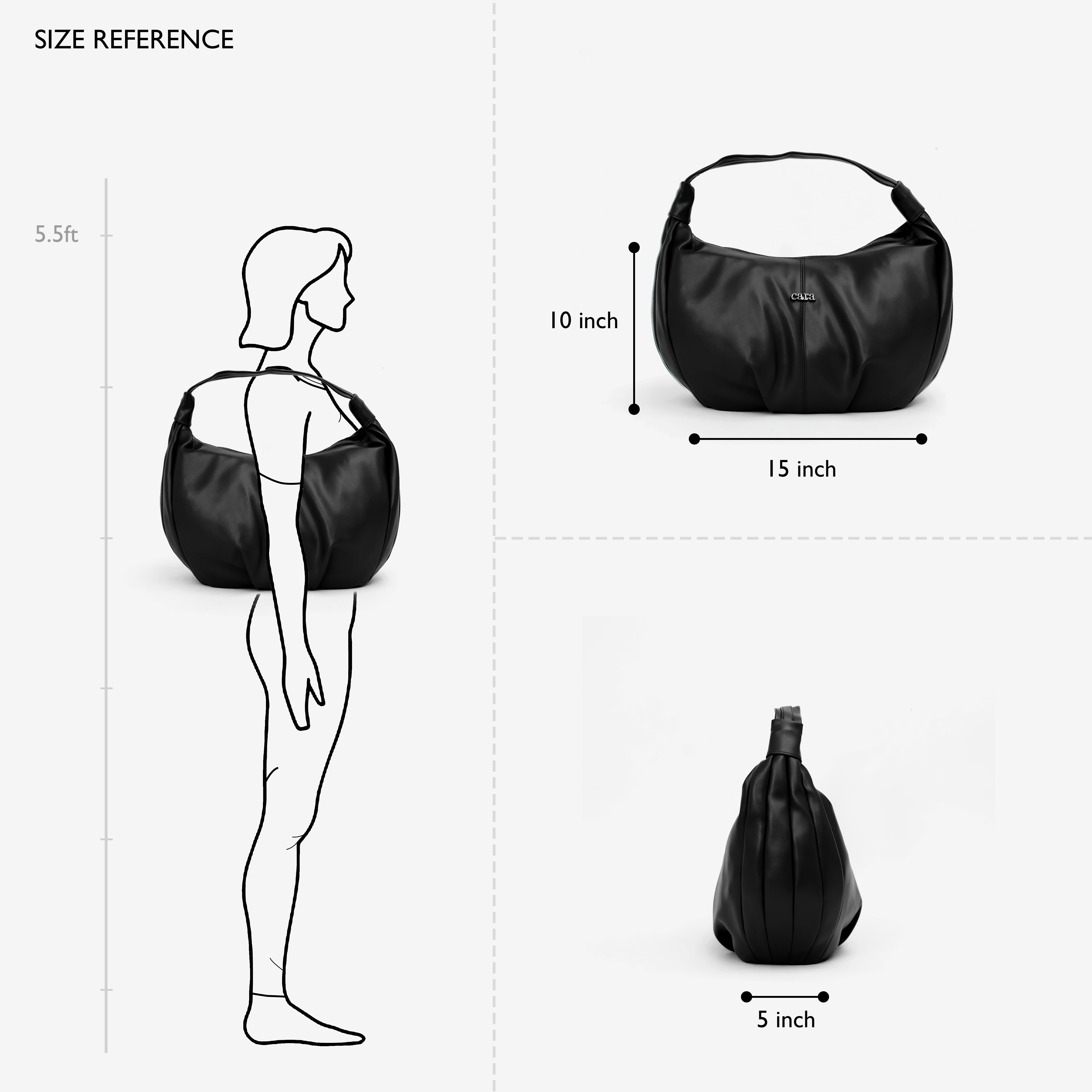 Black Glam Go HANDBAG | Cara