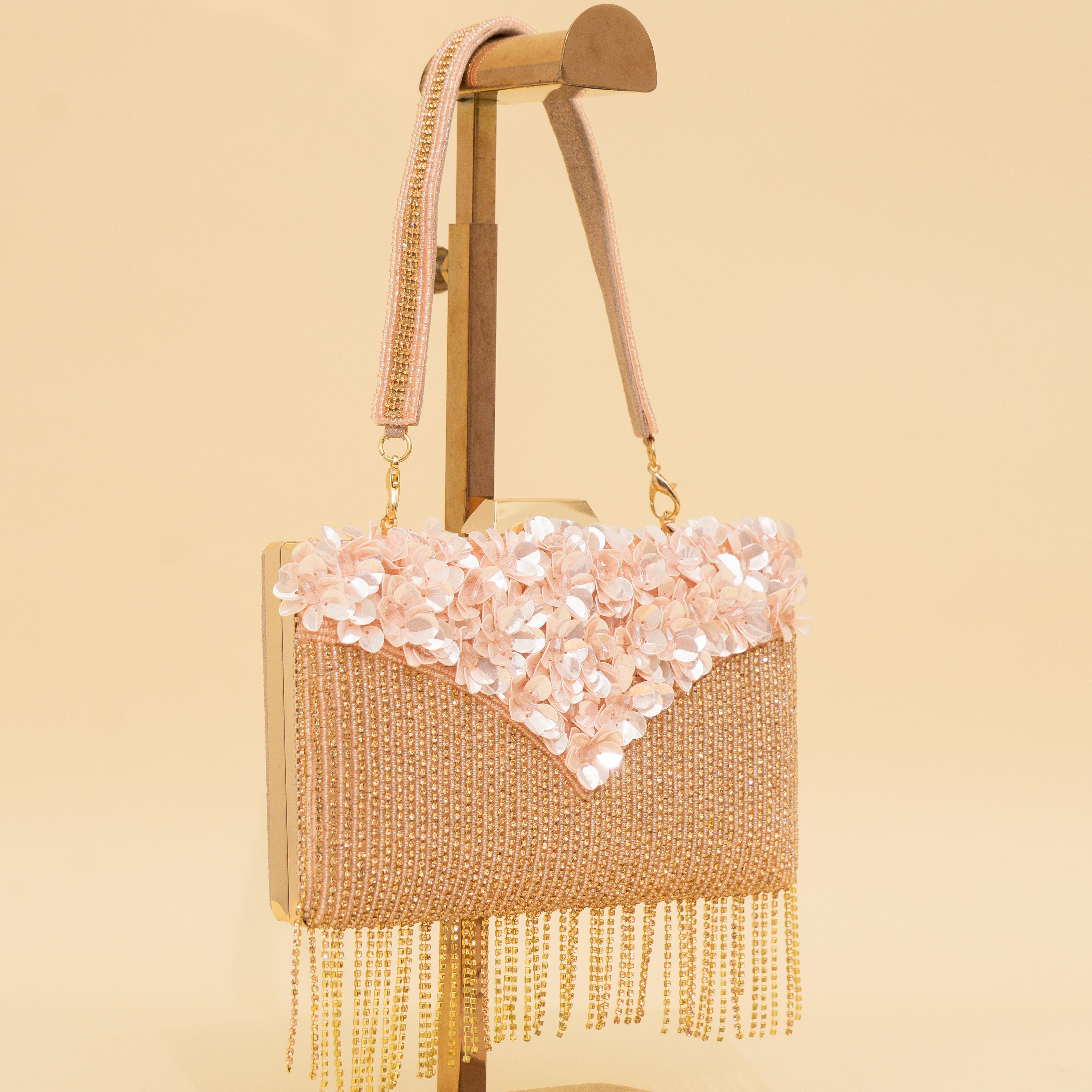 peach Celestial Spark Clutch