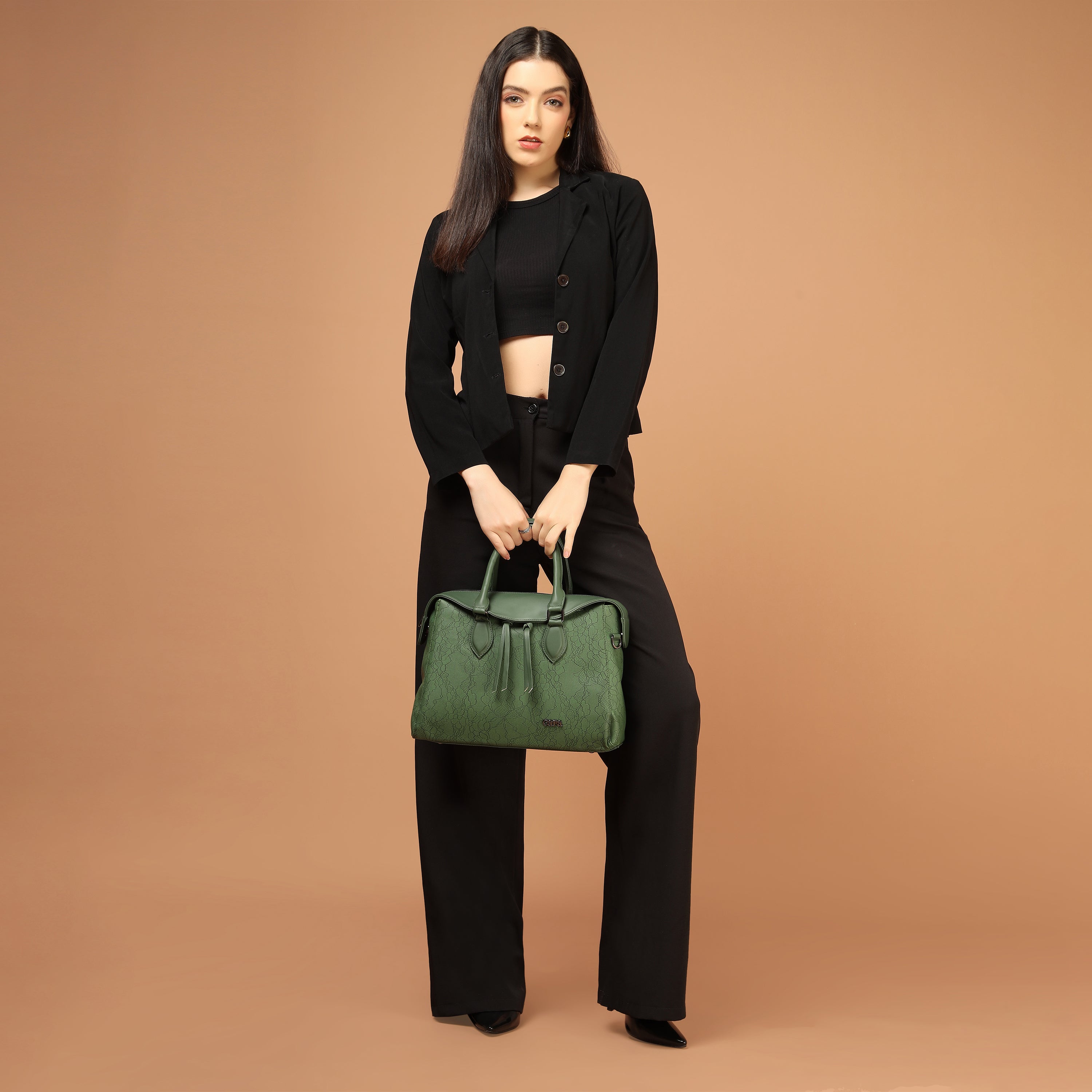 Green Carry Crazily handbag | cara