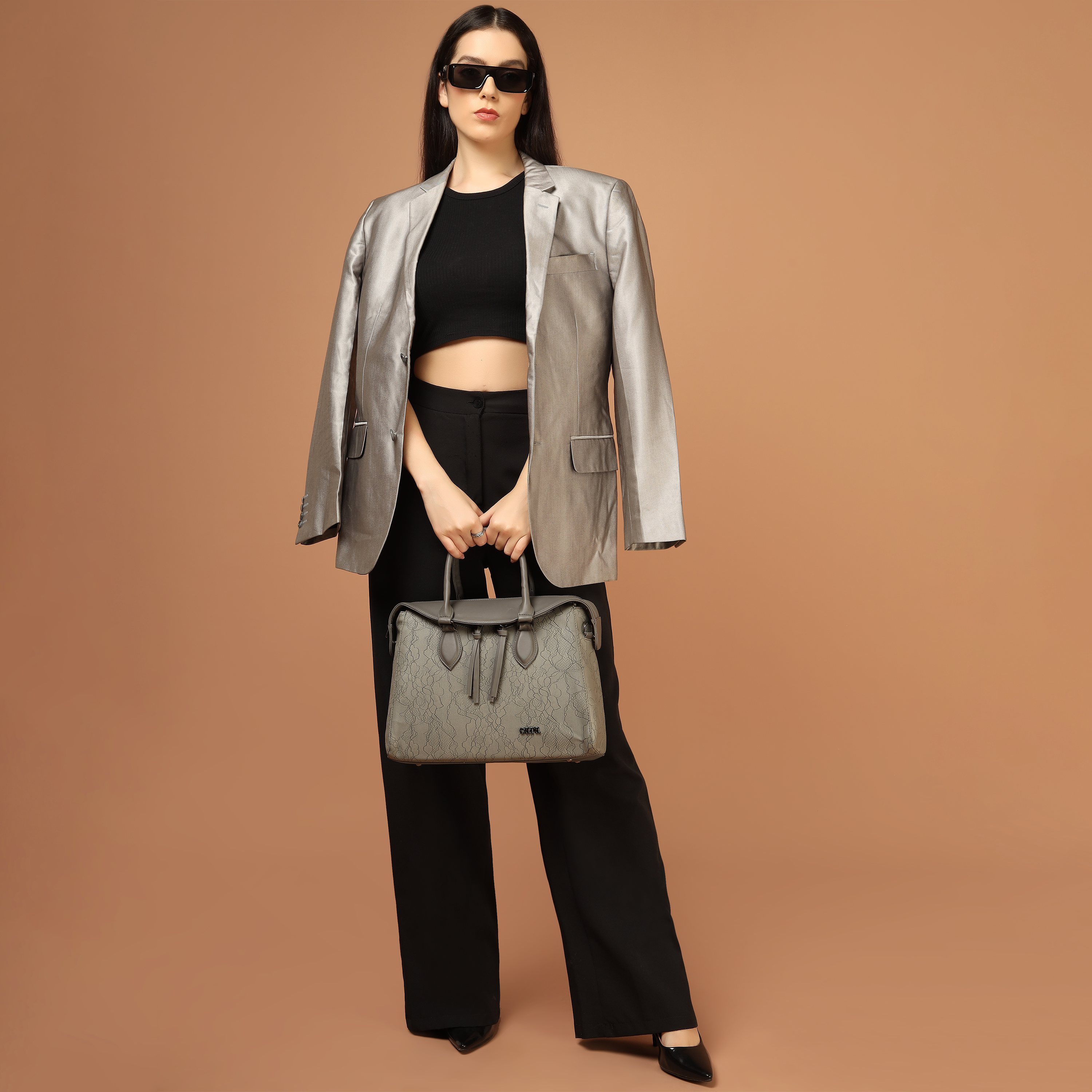 Grey Carry Crazily handbag | cara