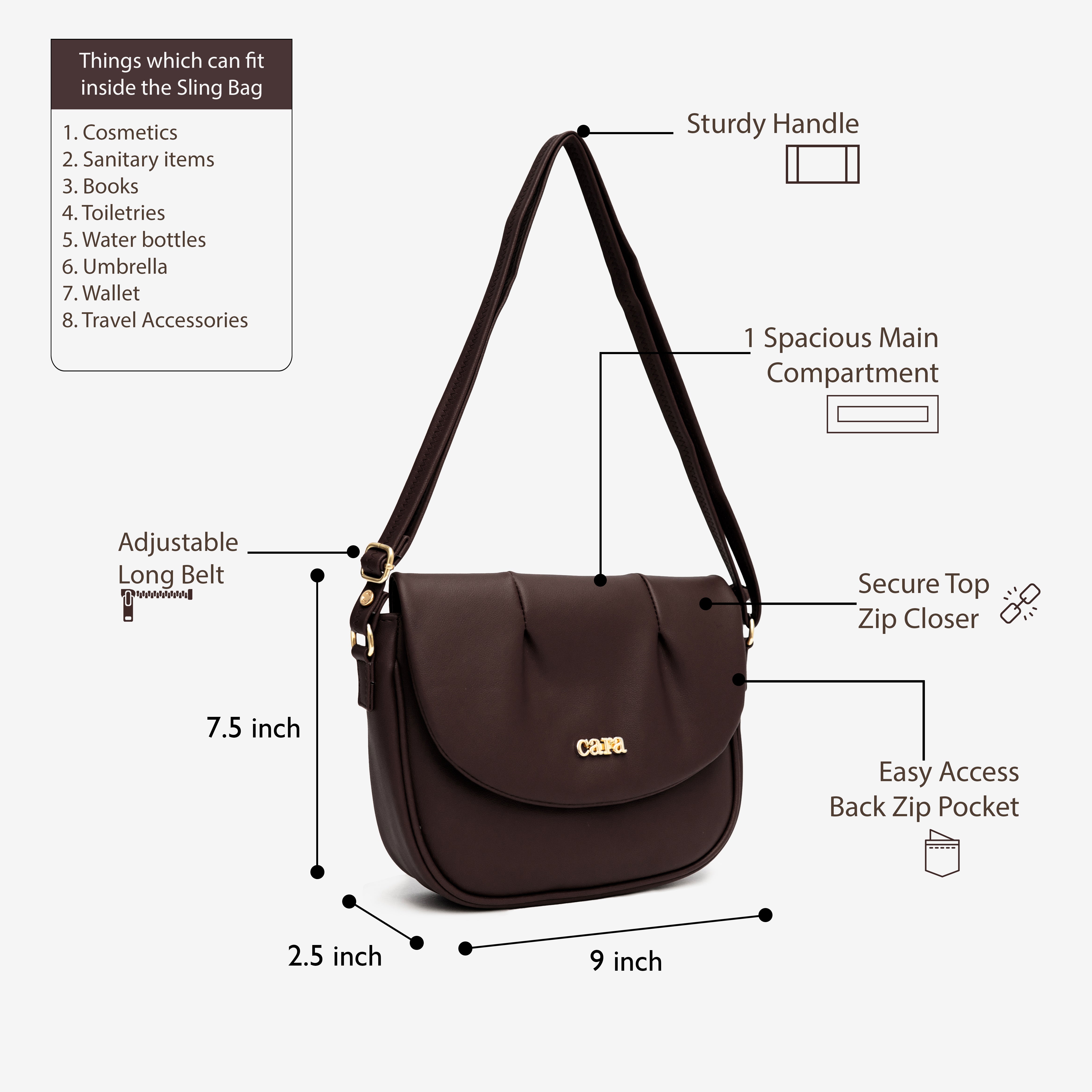 Crescent Moon SLINGBAG | CARA