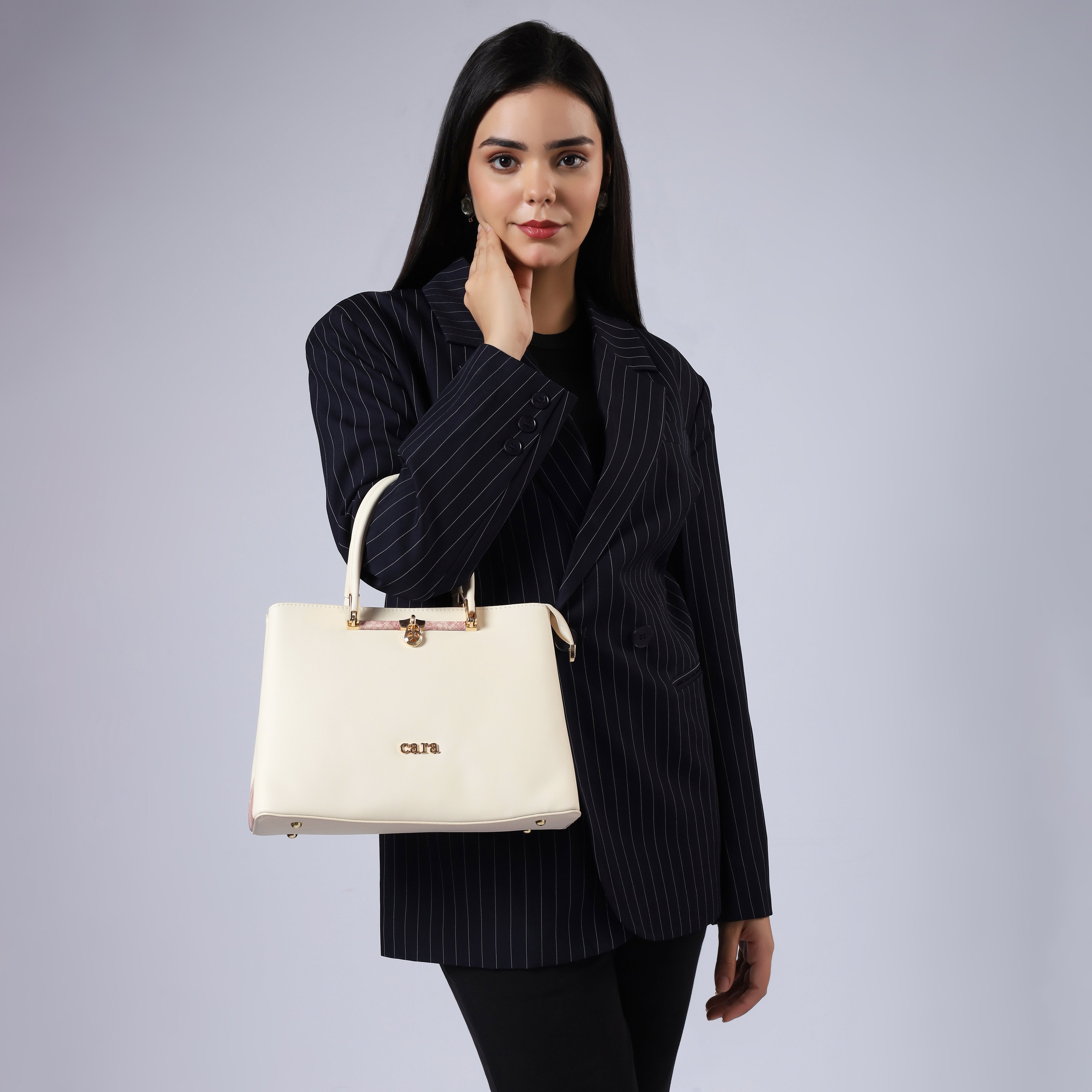 Haute Beige Handbag | CARA