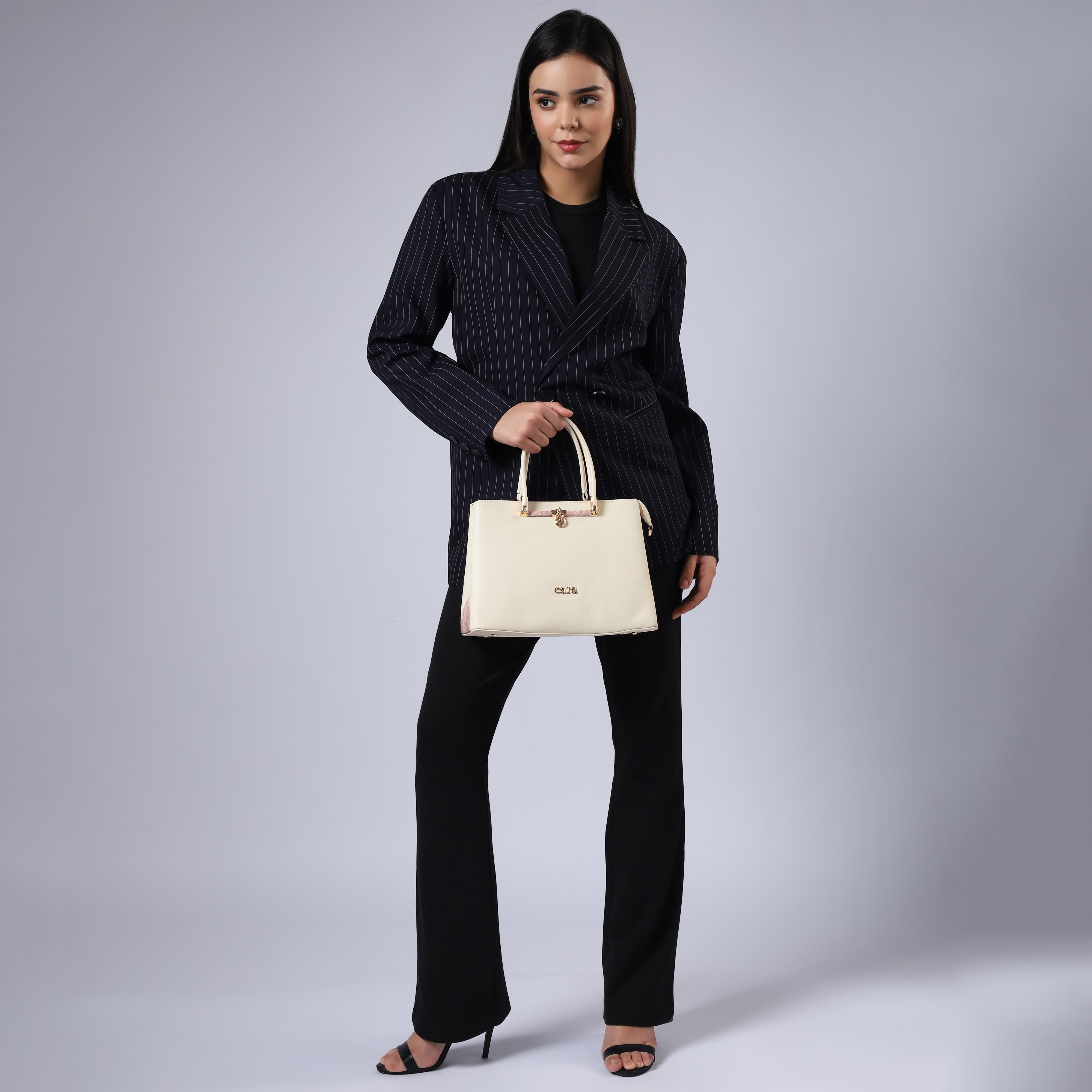 Haute Beige Handbag | CARA