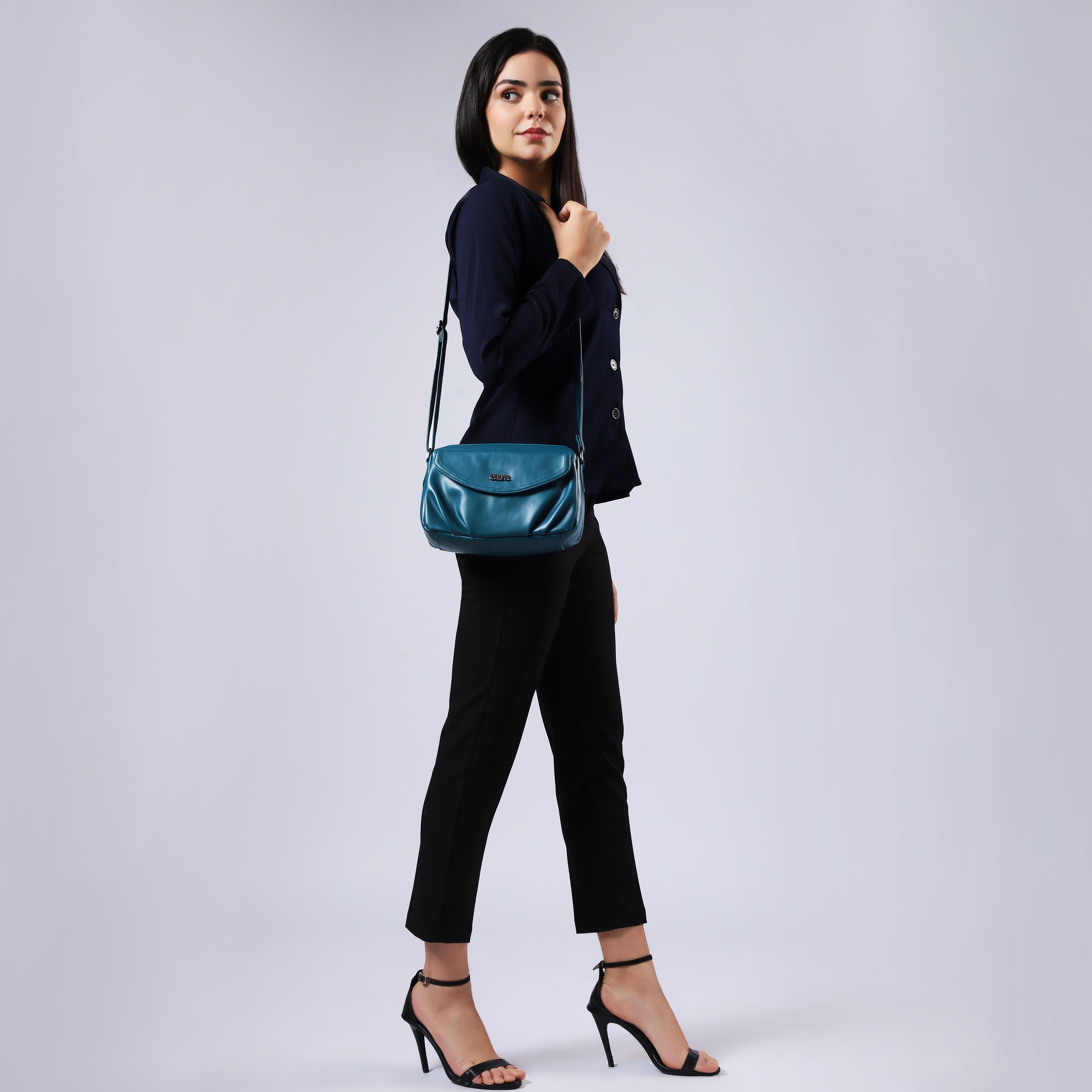 Teal Blue Simplify Sling | Cara