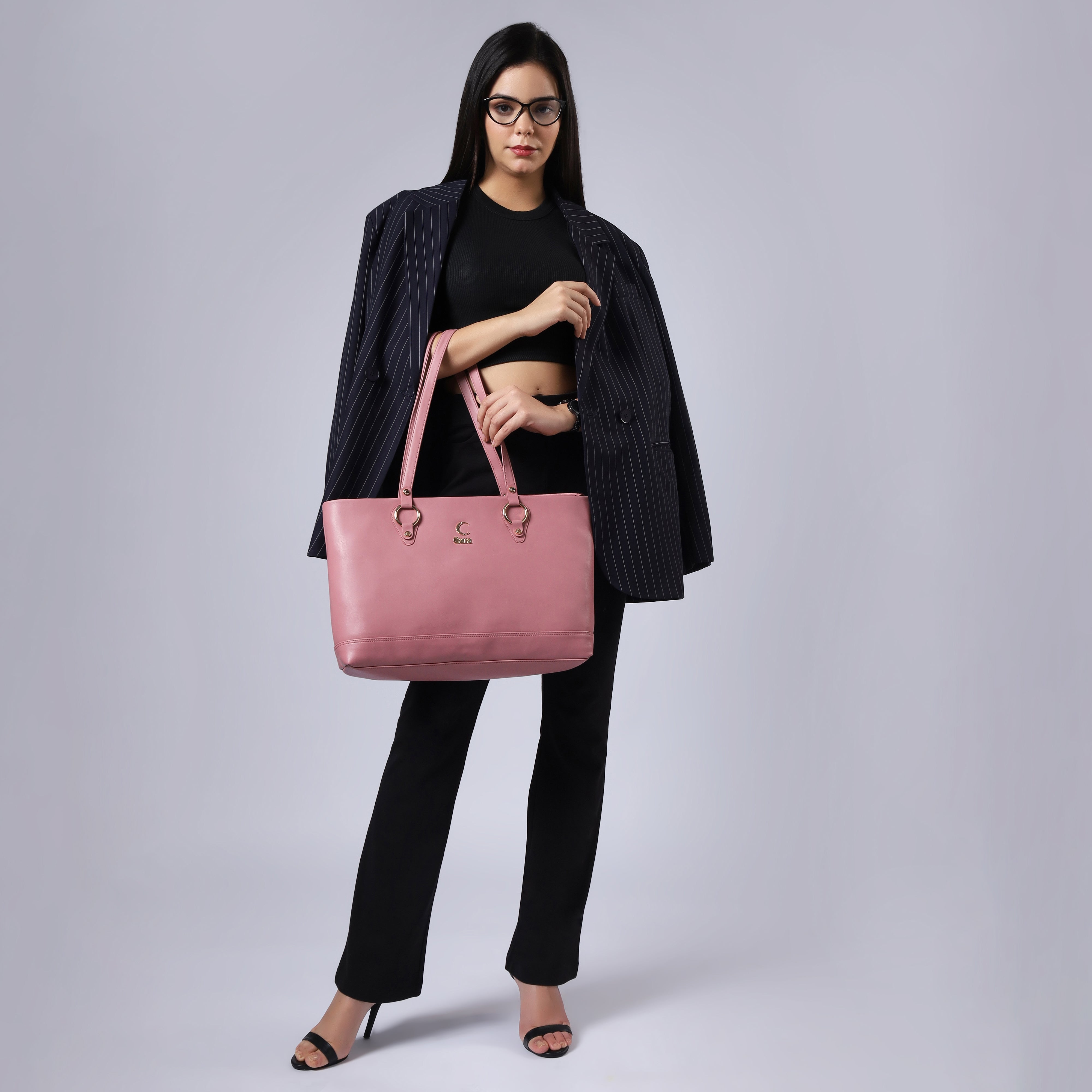 Pink Corporate Chic Tote | Cara