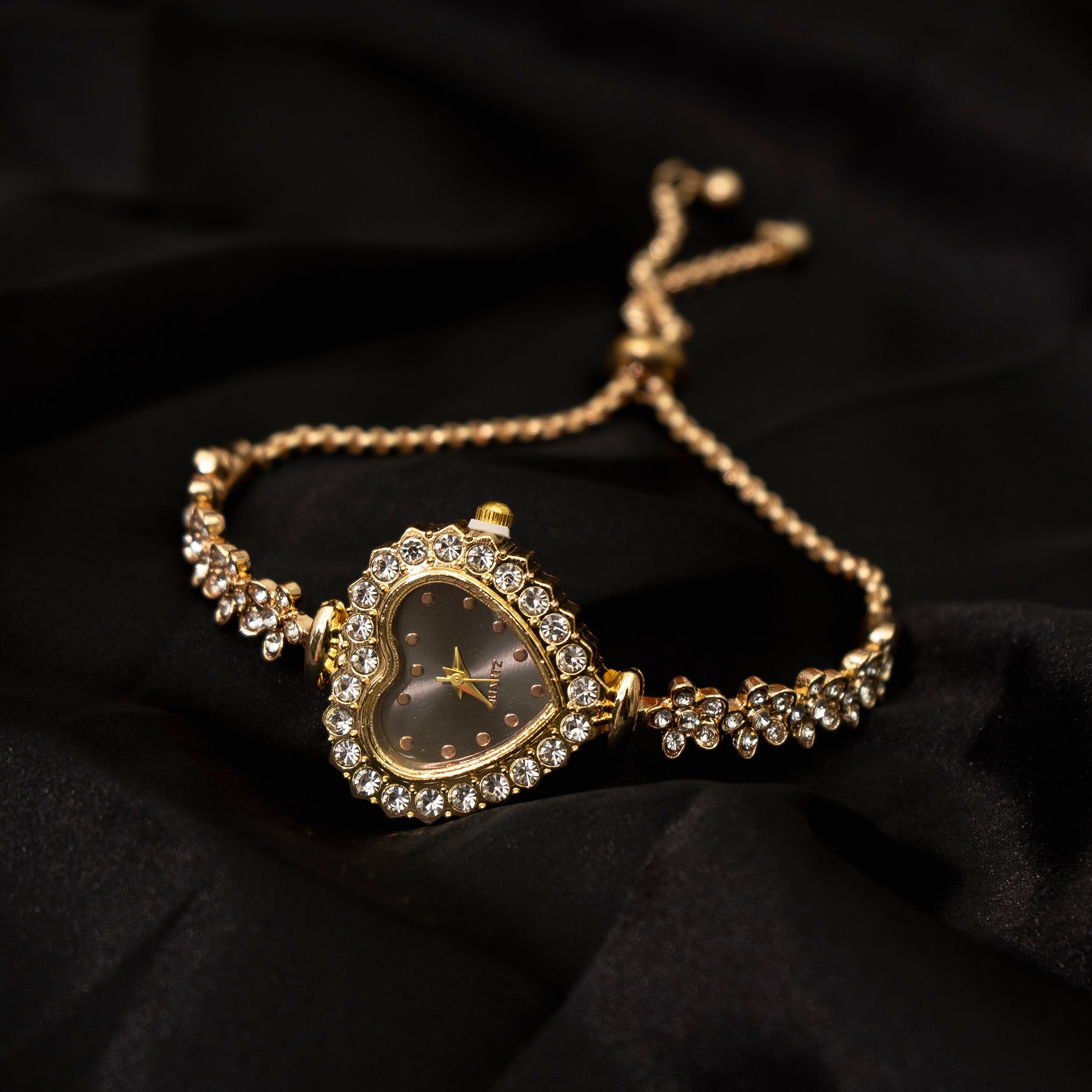 Crystal Heart Watch