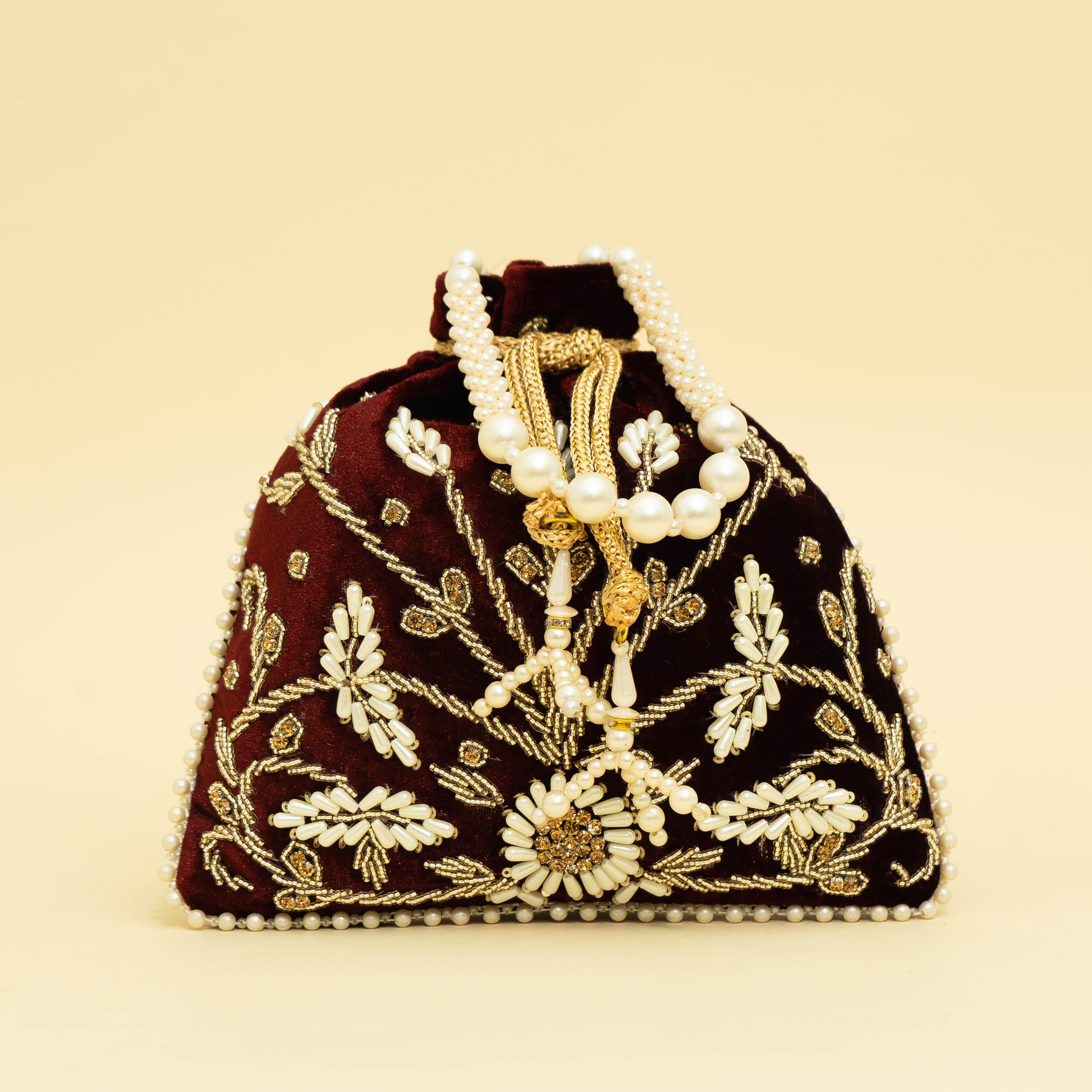Maroon Twist of Tradition | Cara
