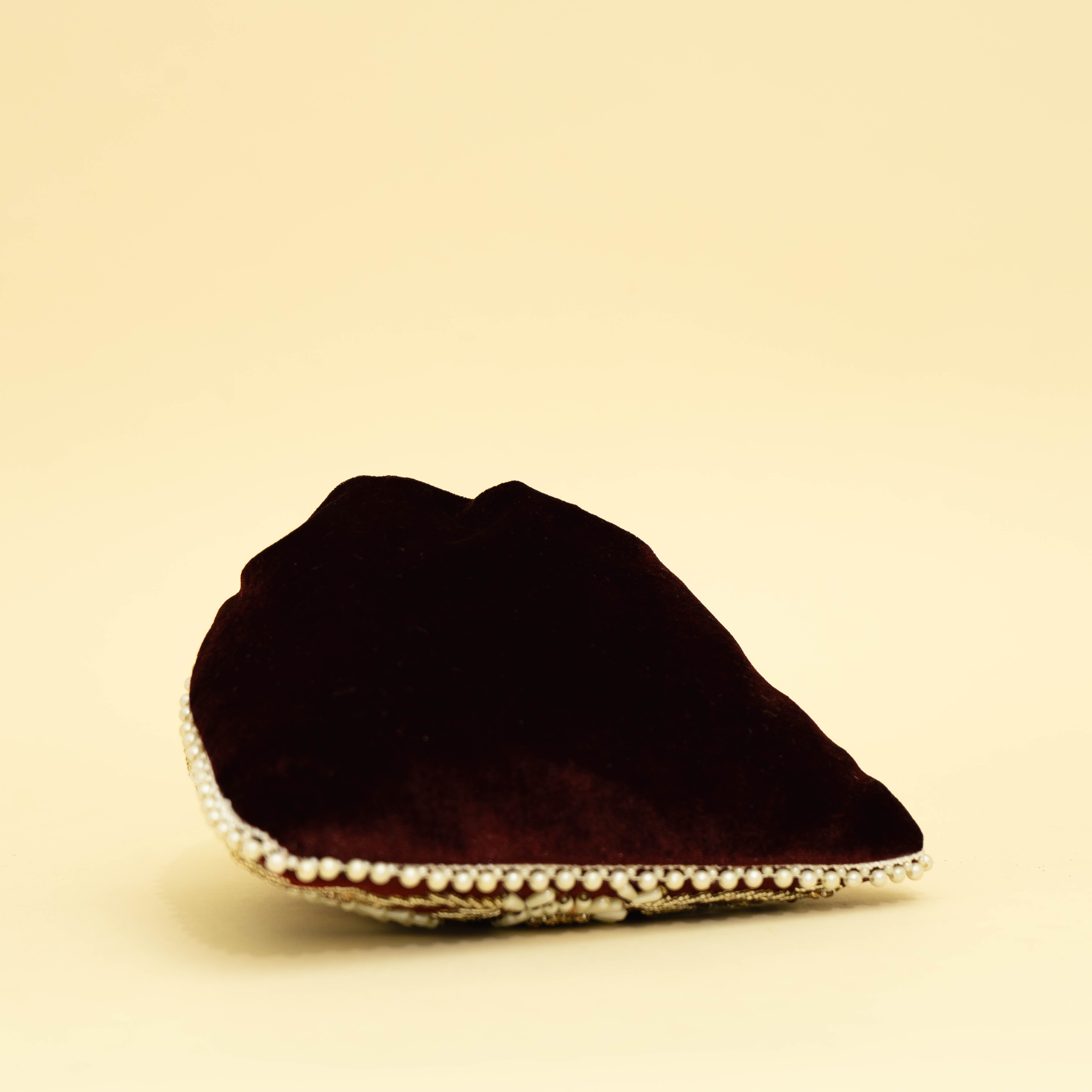 Maroon Twist of Tradition | Cara