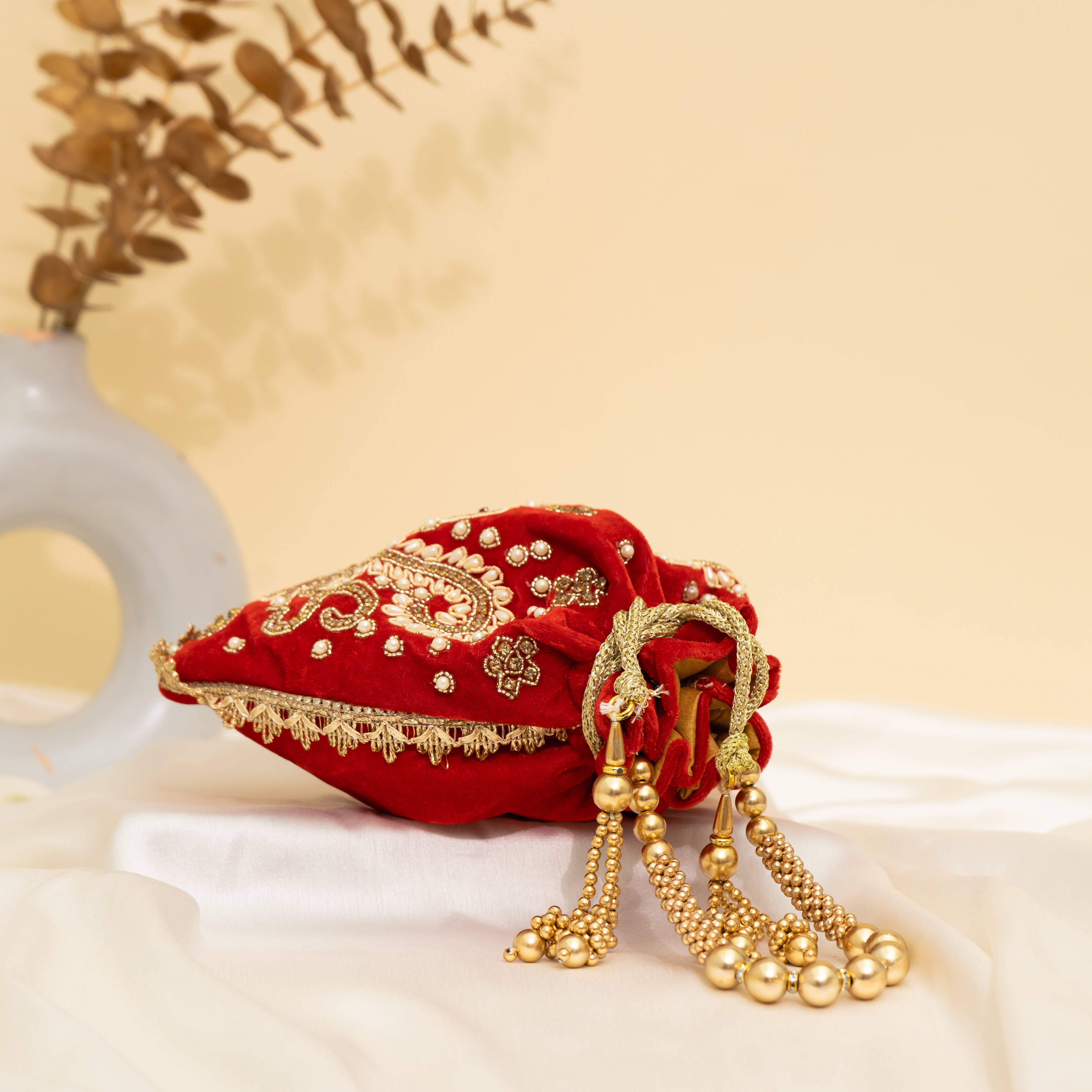 Peacock's Embrace Potli