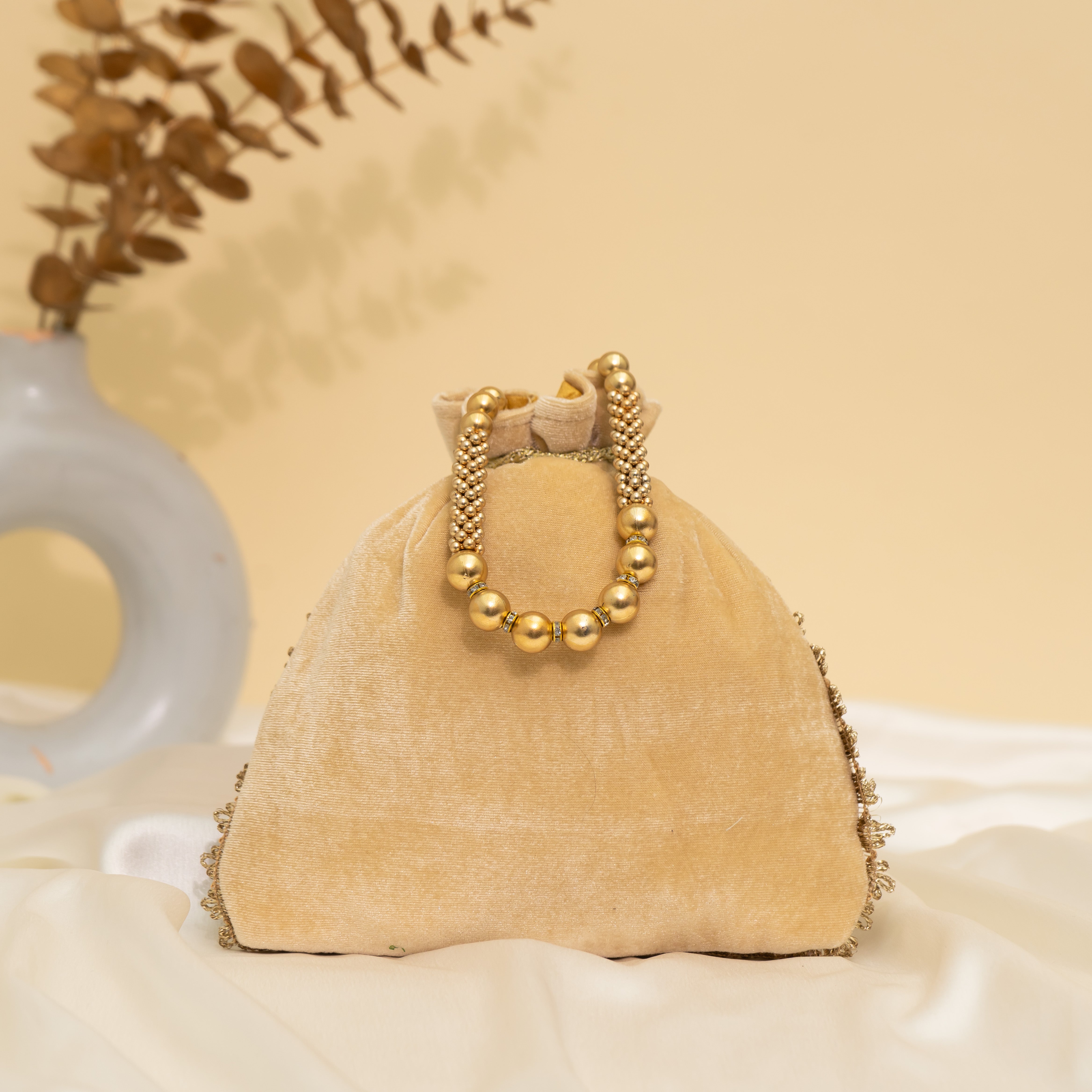 Peacock's Embrace Potli