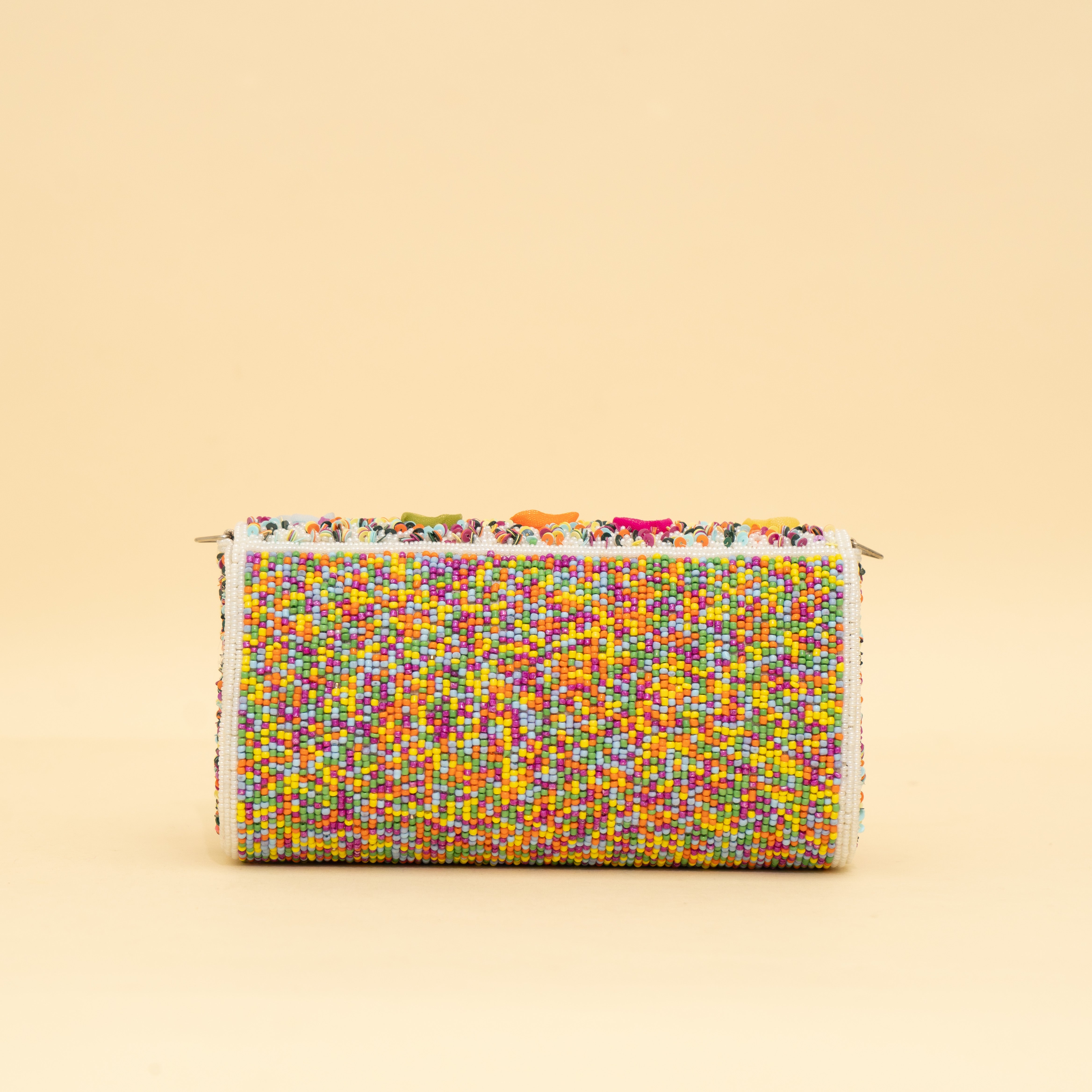 White Enchanted Mirror clutch