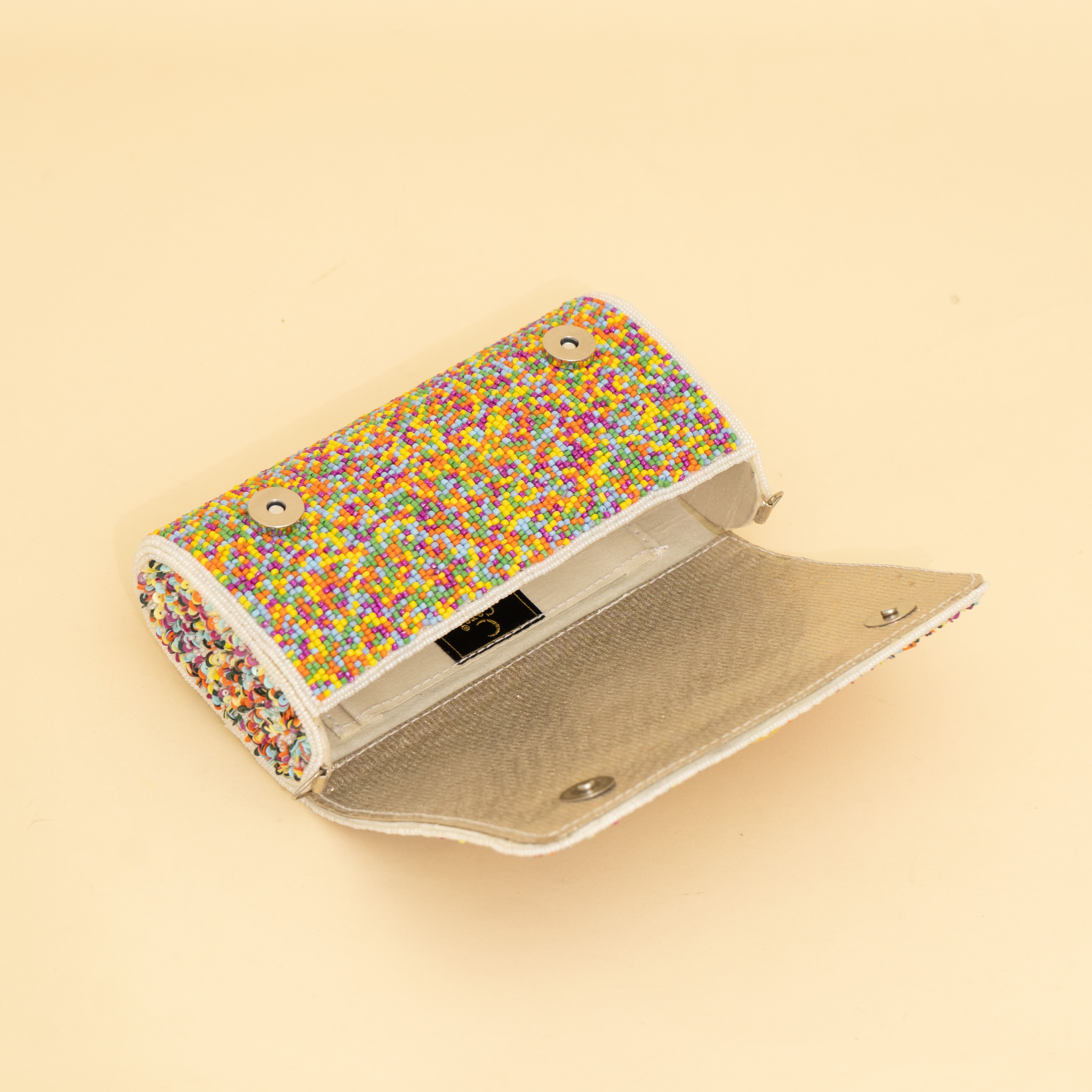 White Enchanted Mirror clutch