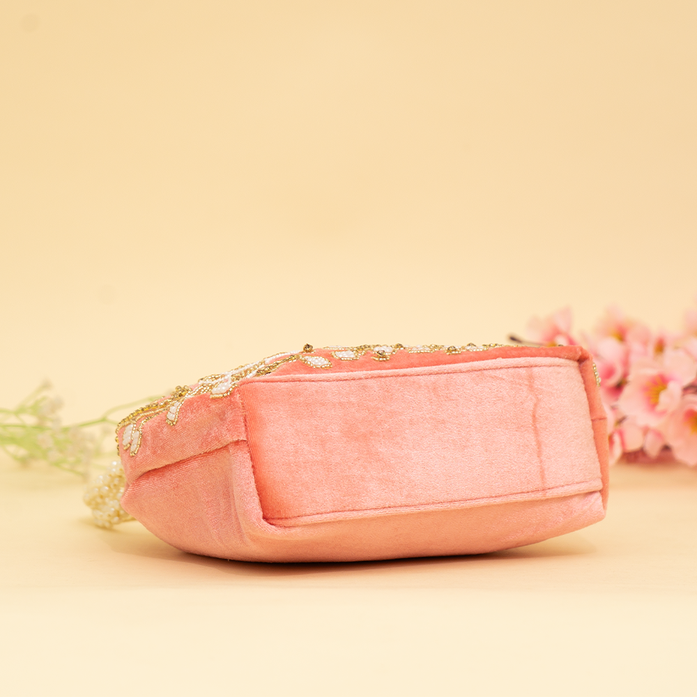 peach Pearl Shine Potli| cara