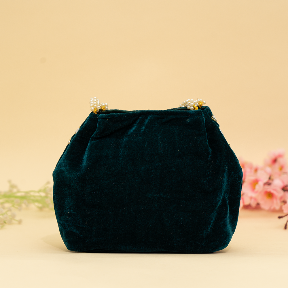 green Pearl Shine Potli | cara