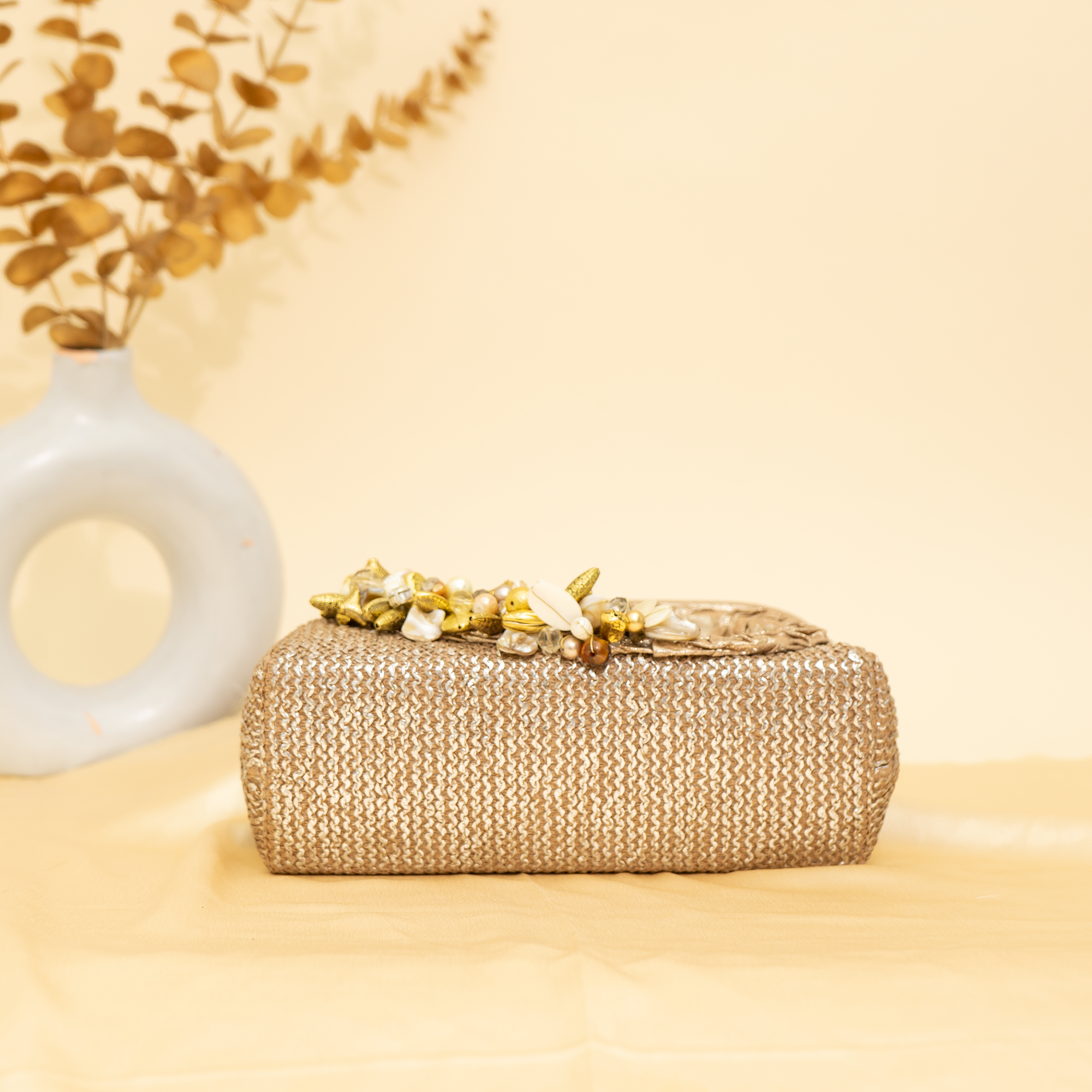 Bronze Empress Shell potli | cara