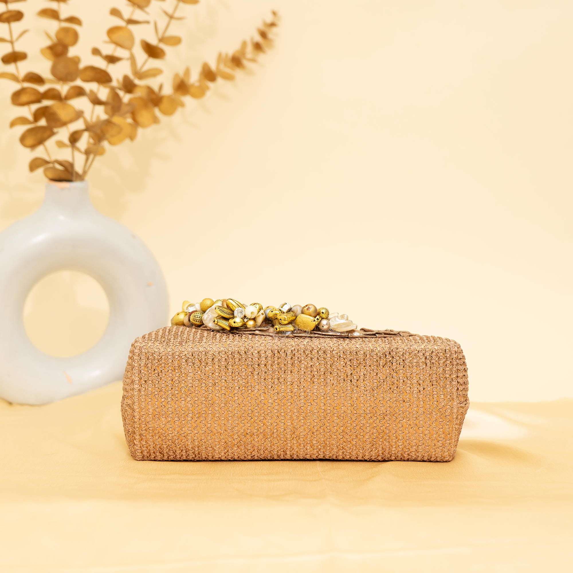 rose gold Empress Shell potli | cara