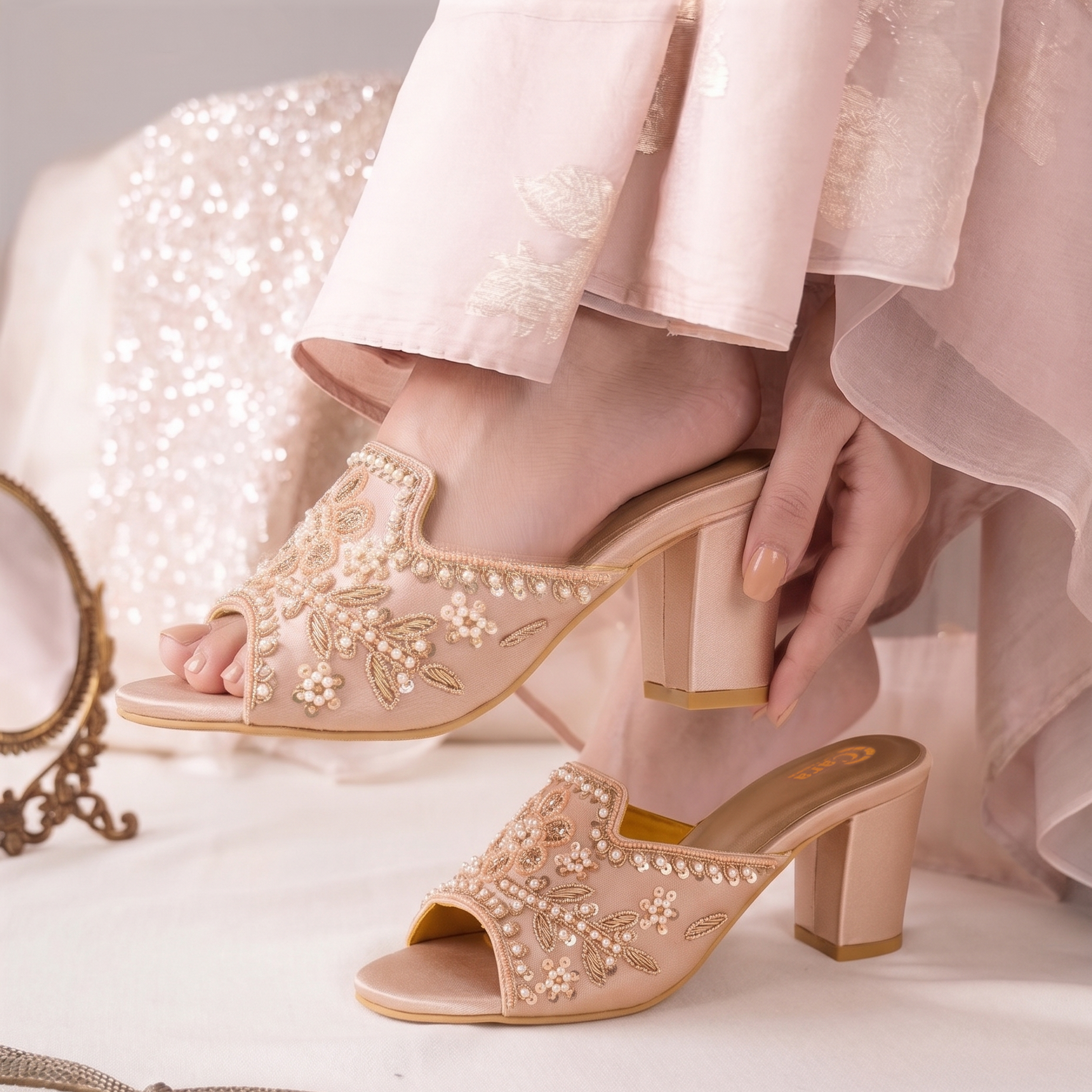 SlipBead Heels