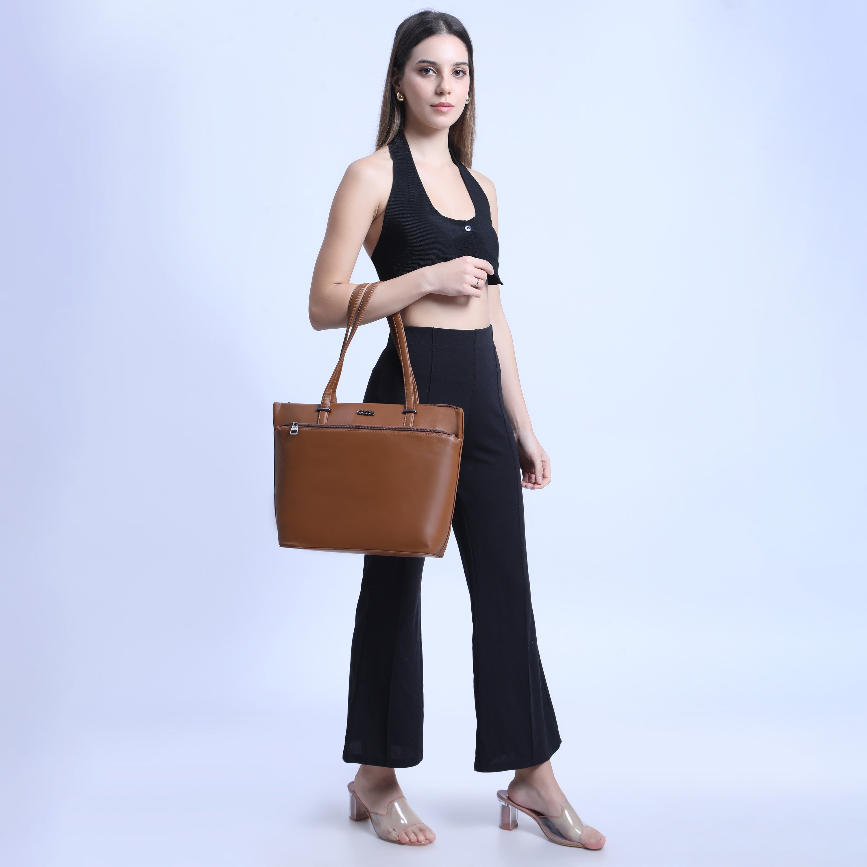 Brown 9 to 5 Office Tote Bag | Cara