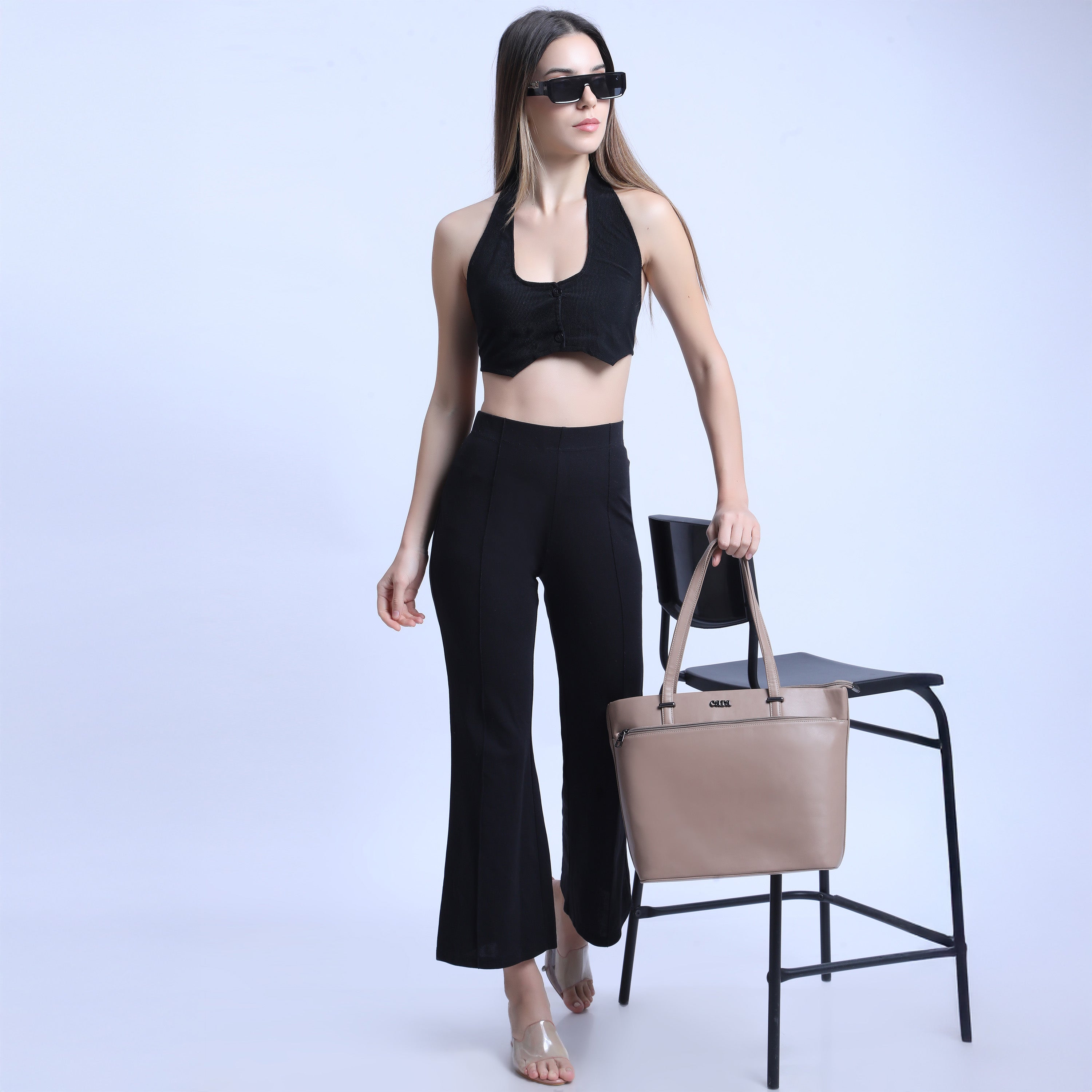 Rosy Brown 9 to 5 Office Tote Bag | Cara