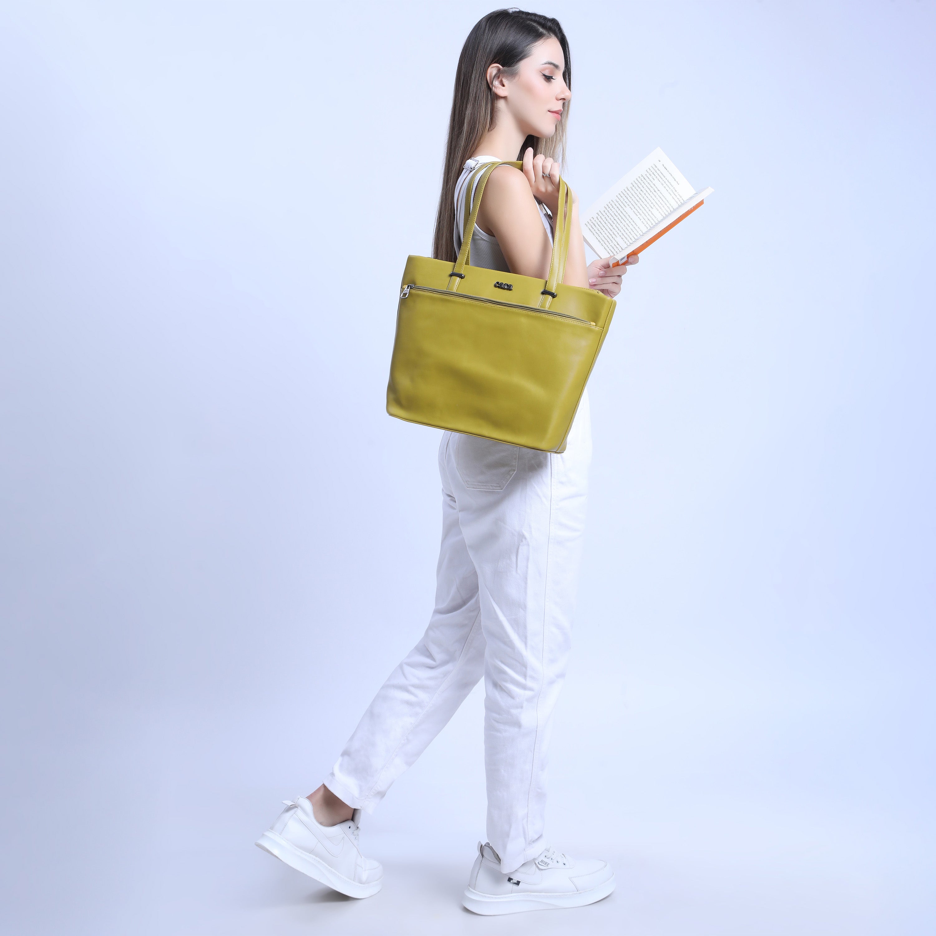 Yelllow 9 to 5 Office Tote Bag | Cara