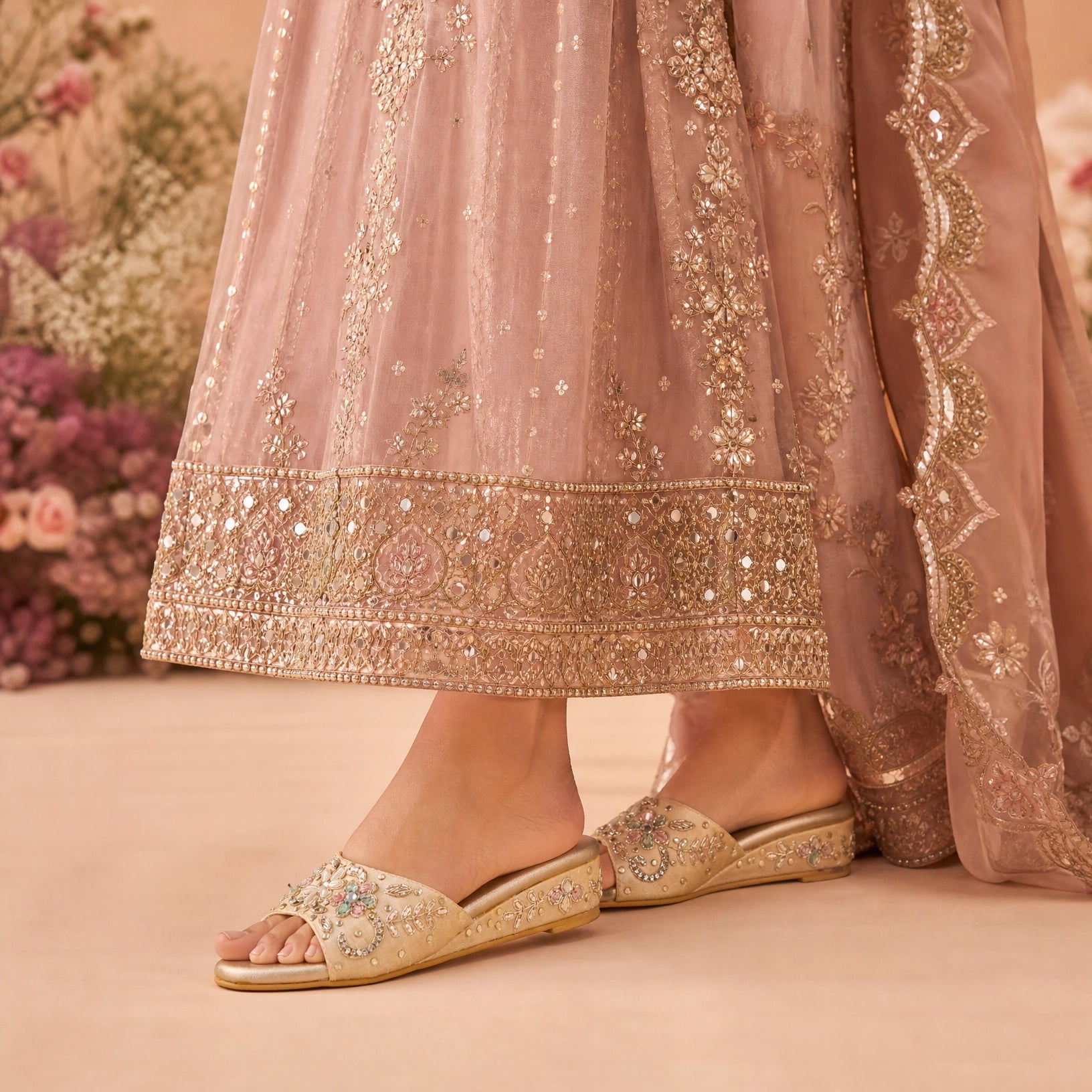 Zari Bloom Flats