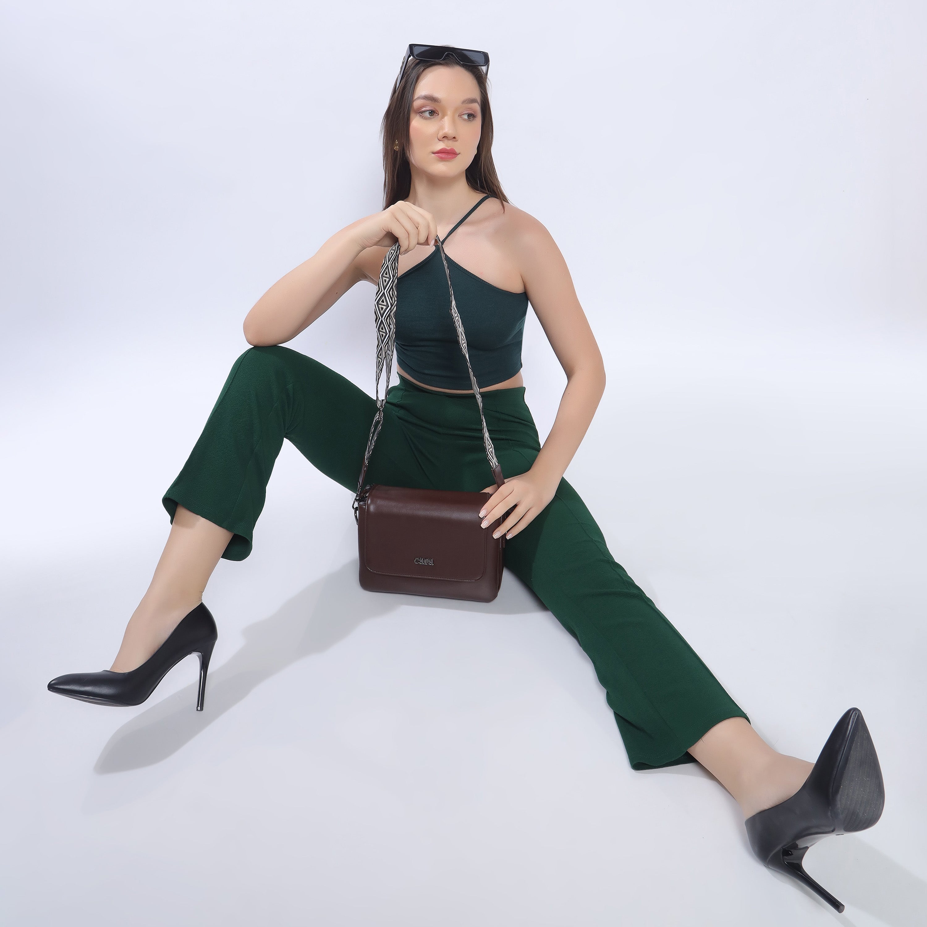 brown Casual Catcher  slingbag  | cara