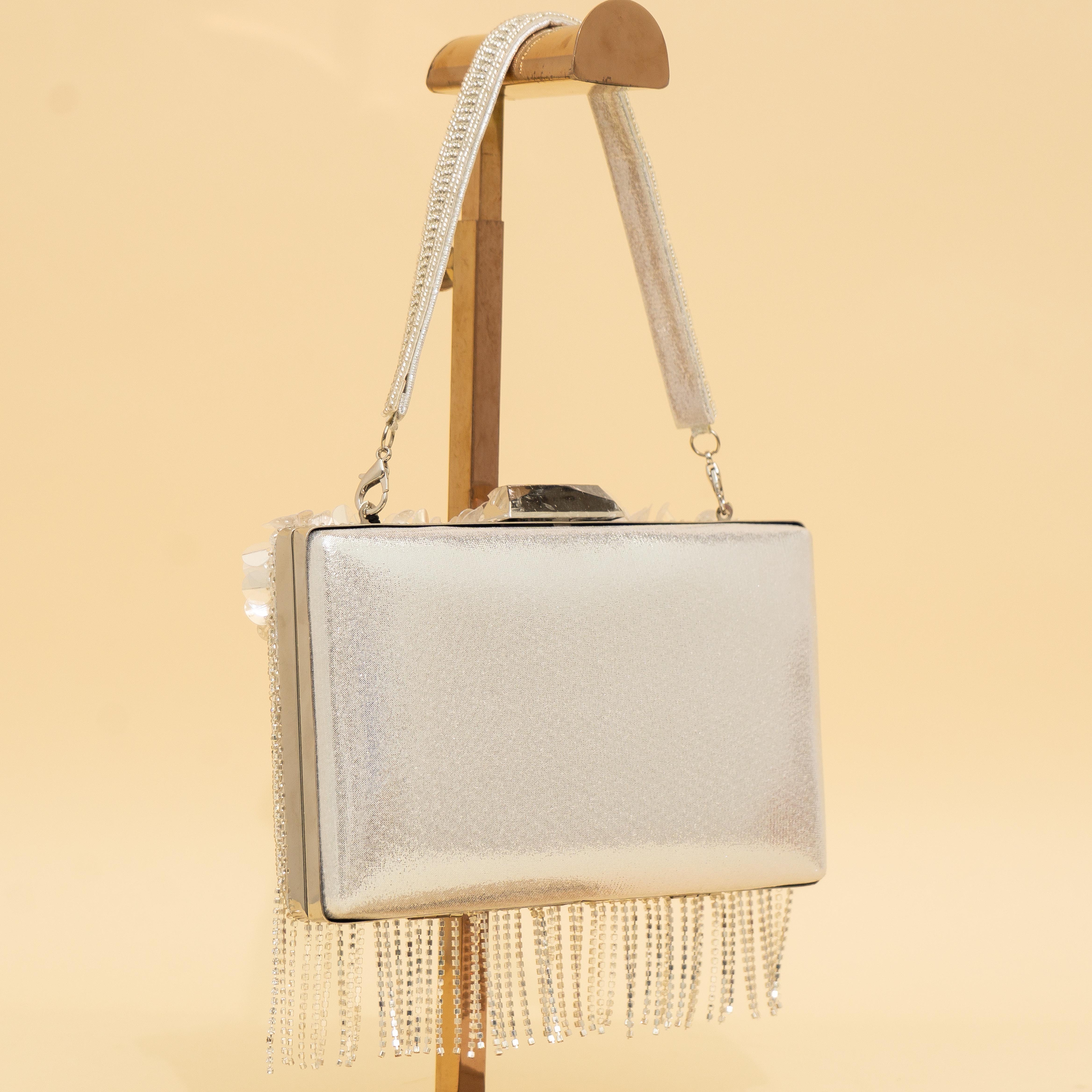 White Celestial Spark Clutch