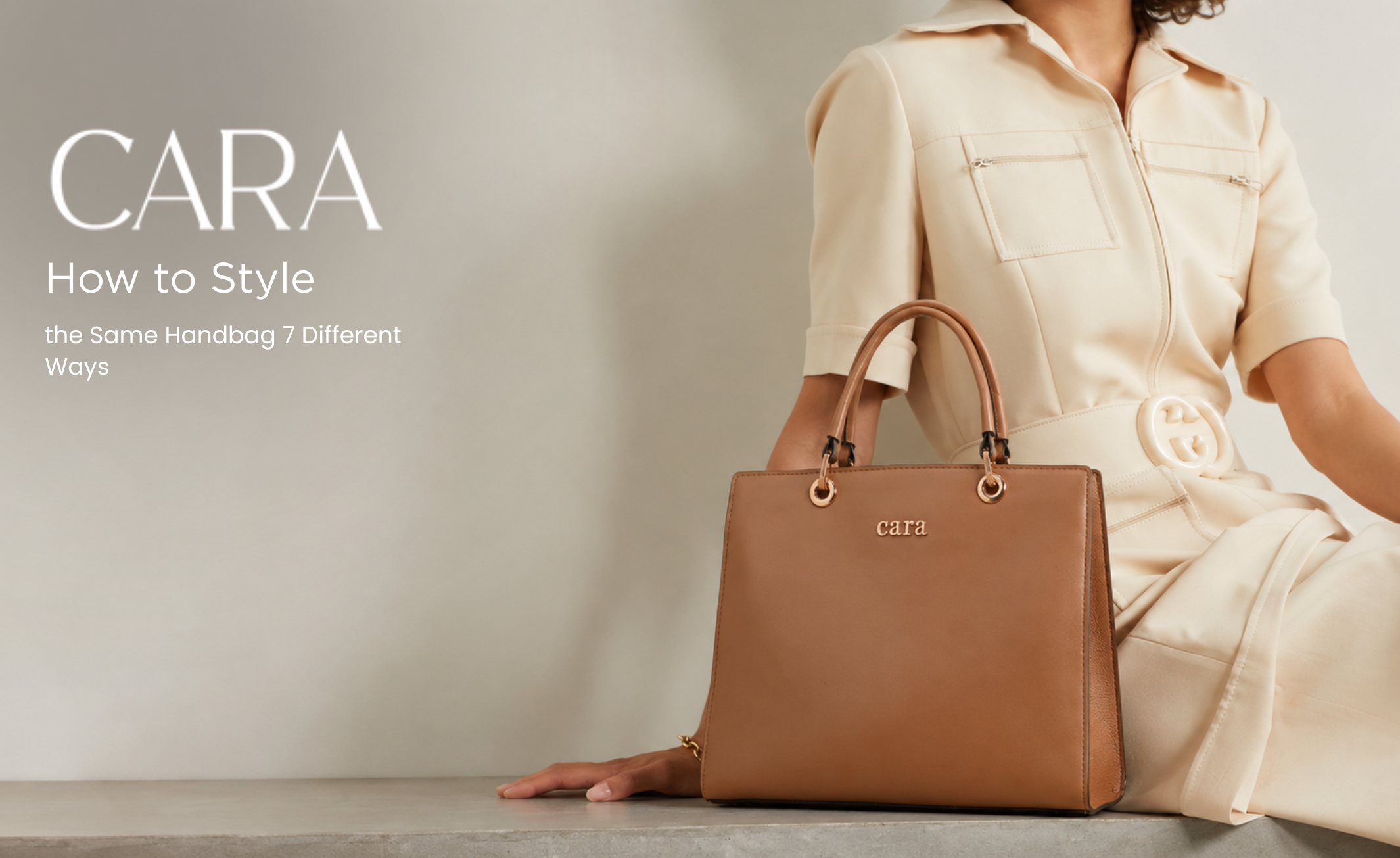 styling the same bag in different ways