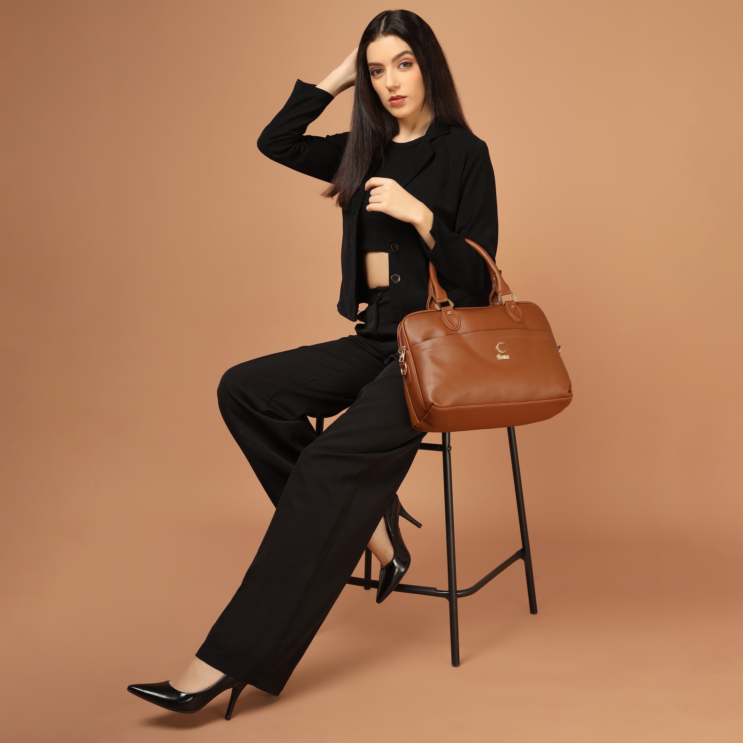 Classic Luxe Satchel Handbag I Cara