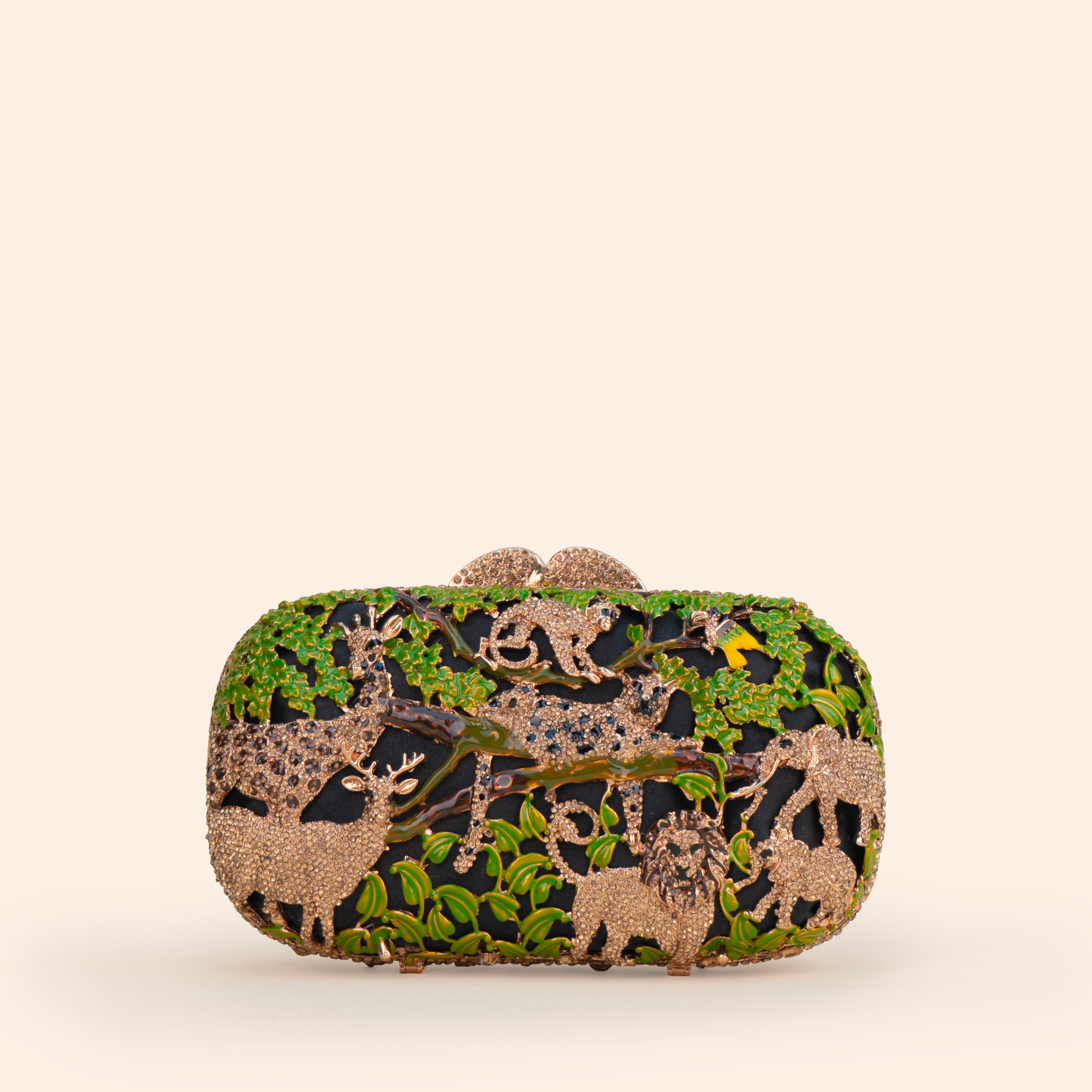 Crystal Safari Clutch
