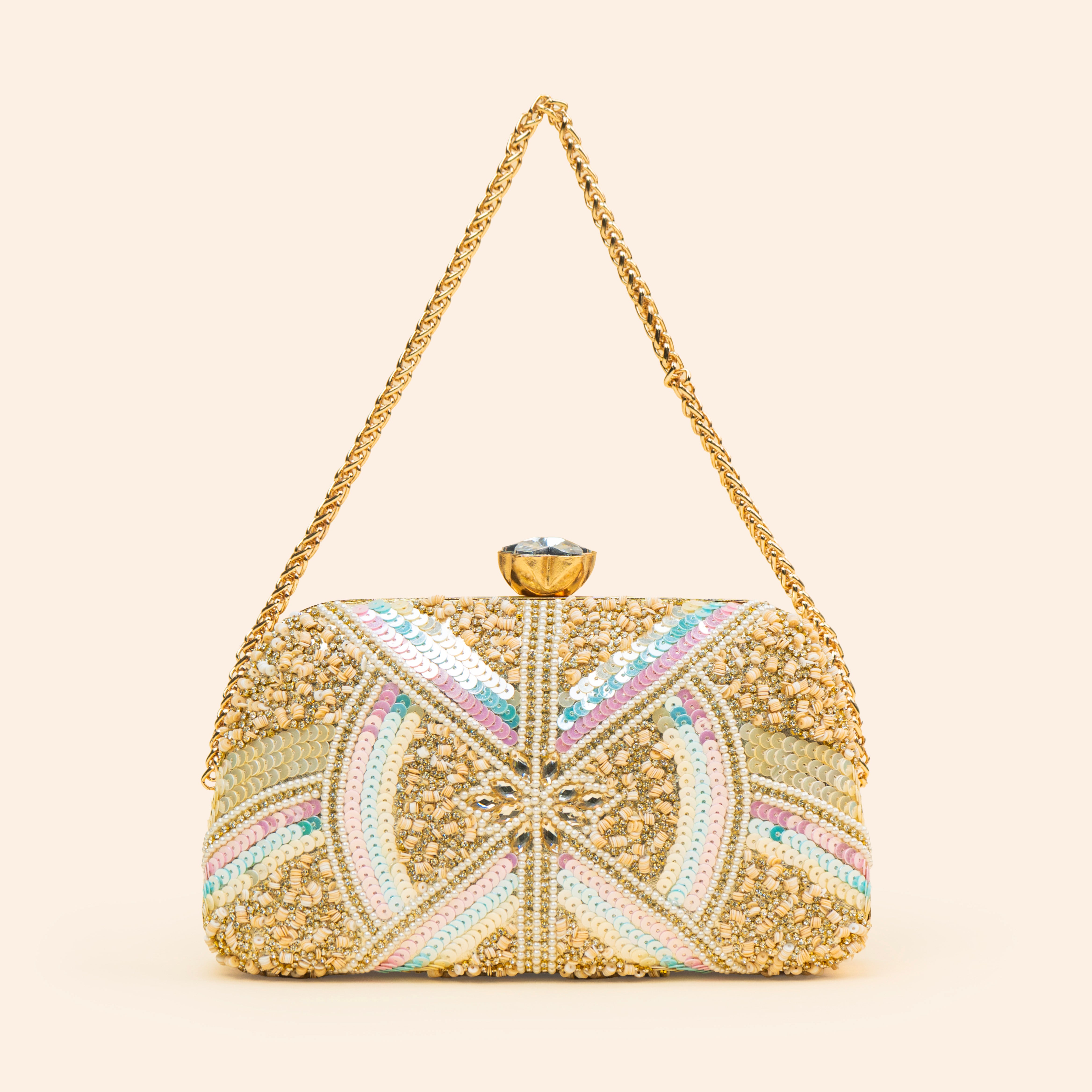 Dazzle Beadwork Clutch