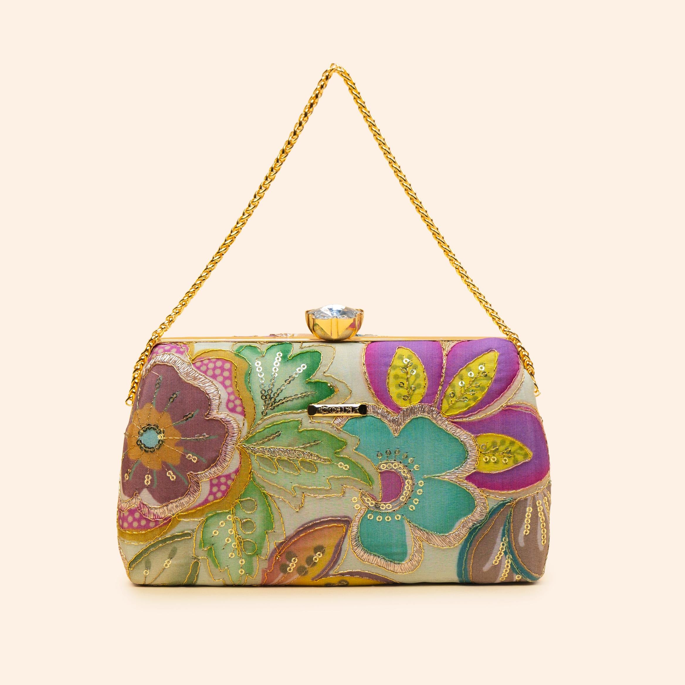 Sequin Thread Clutch