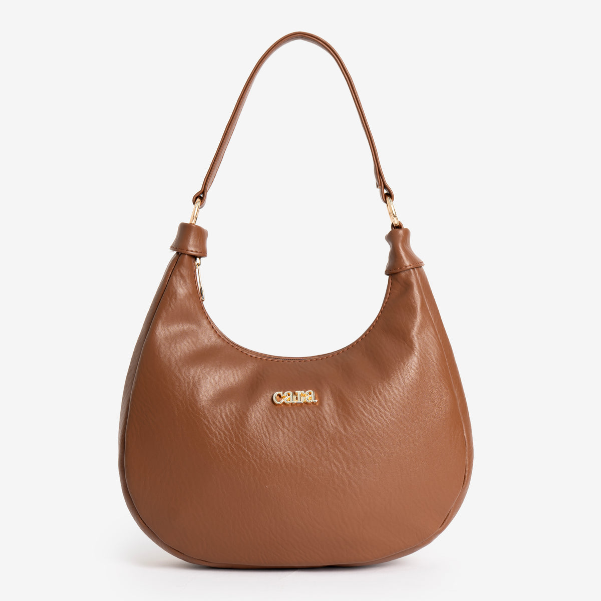 Classic Luxe Brown Hobo Bag