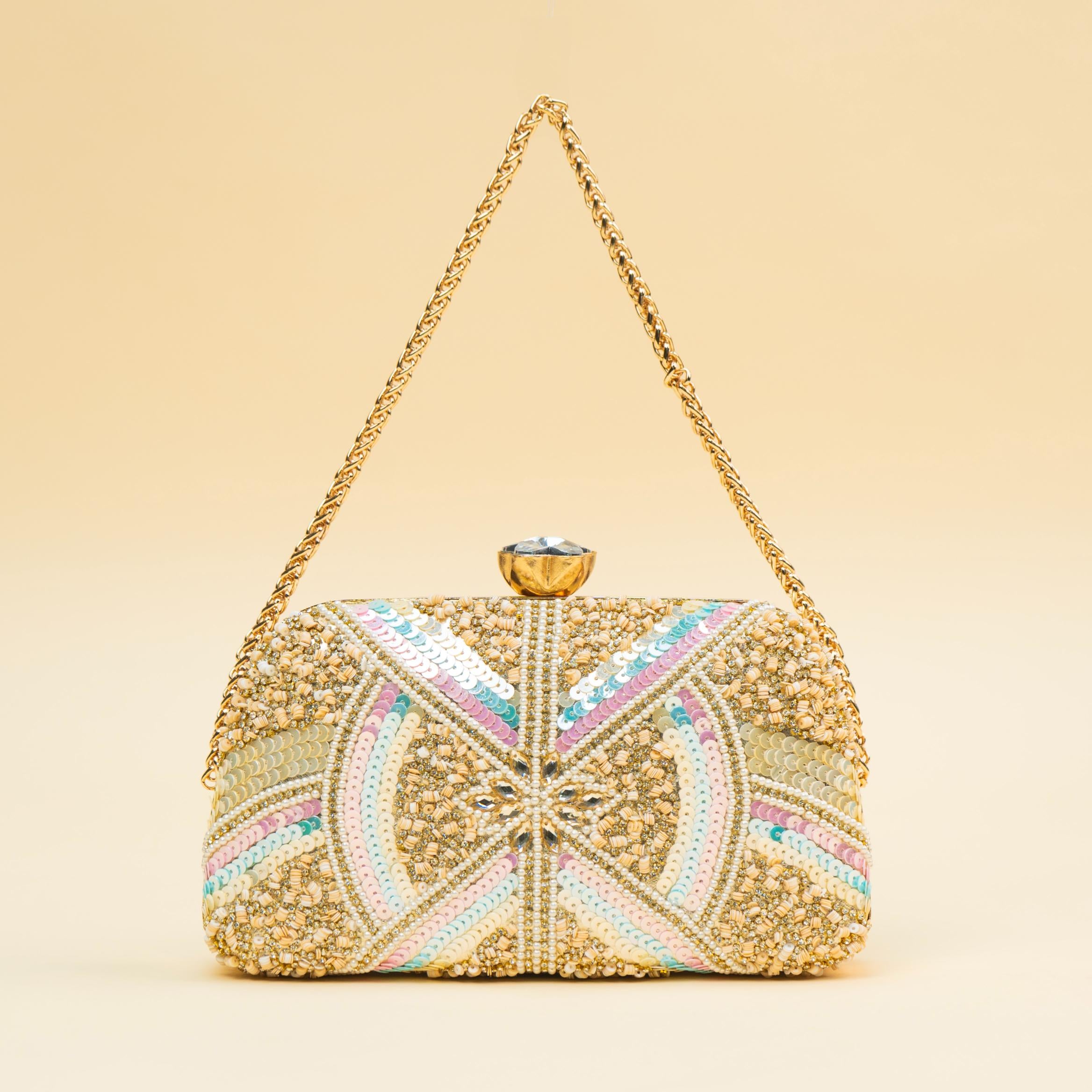 Dazzle Beadwork Clutch