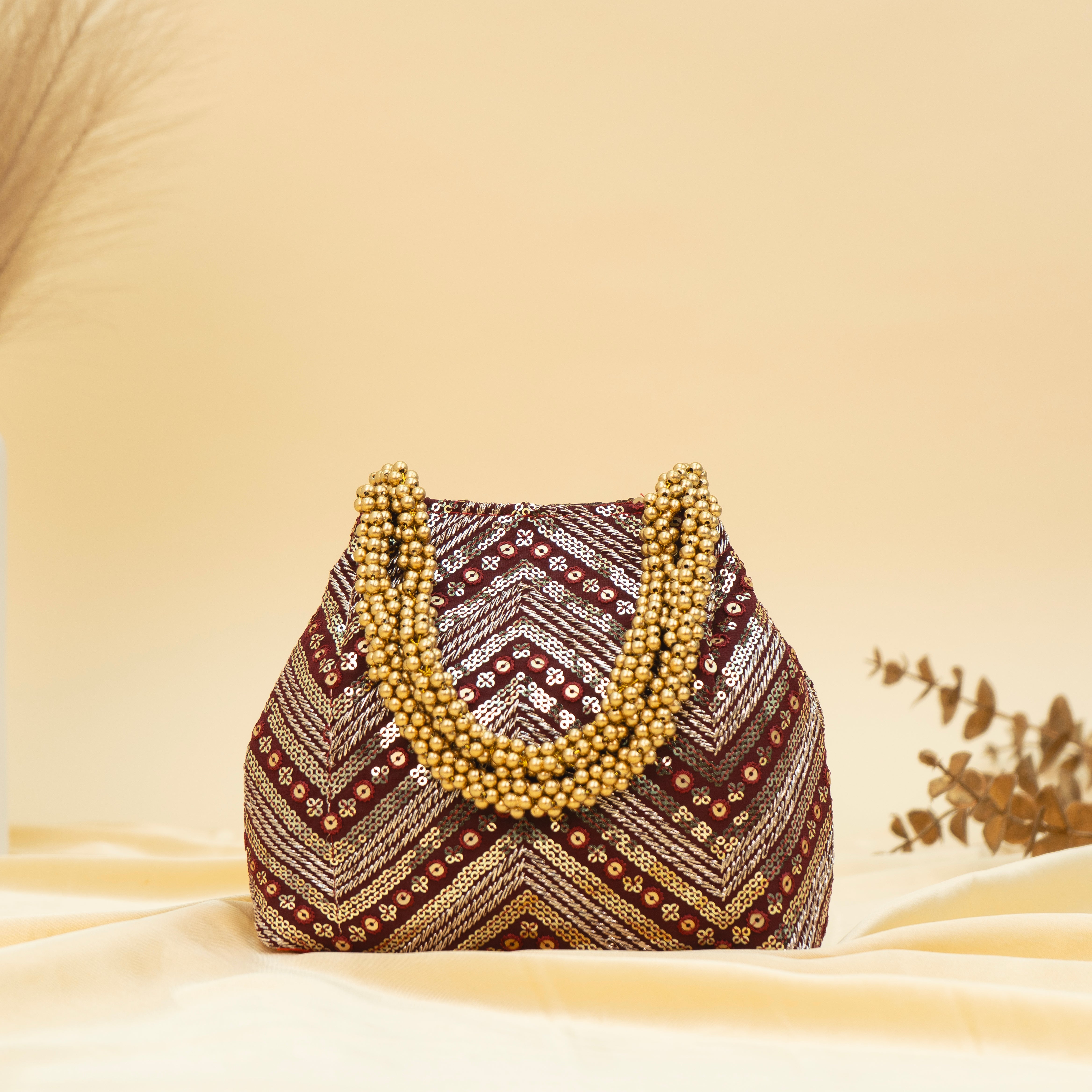 Ornate Bloom Potli