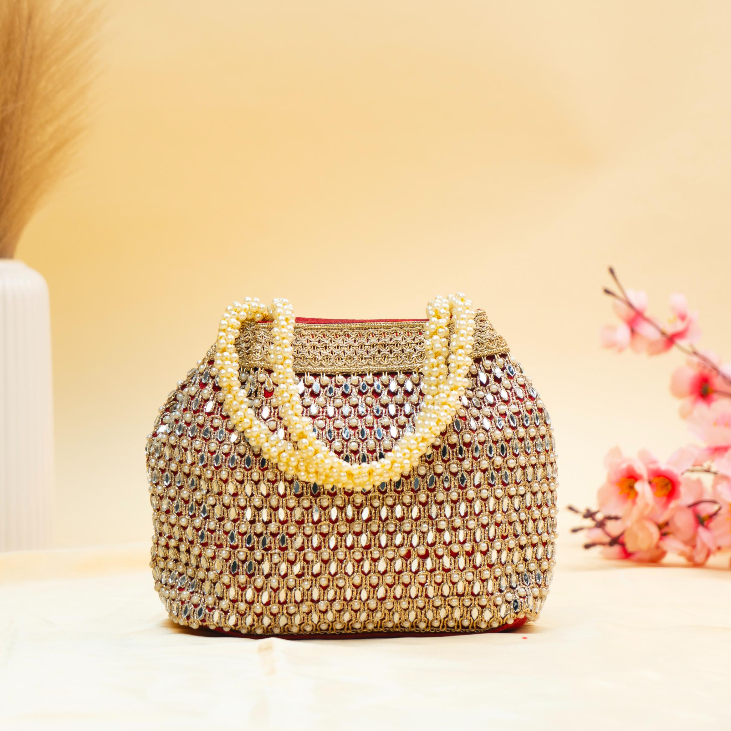 Dazzle Crystal Bead Potli