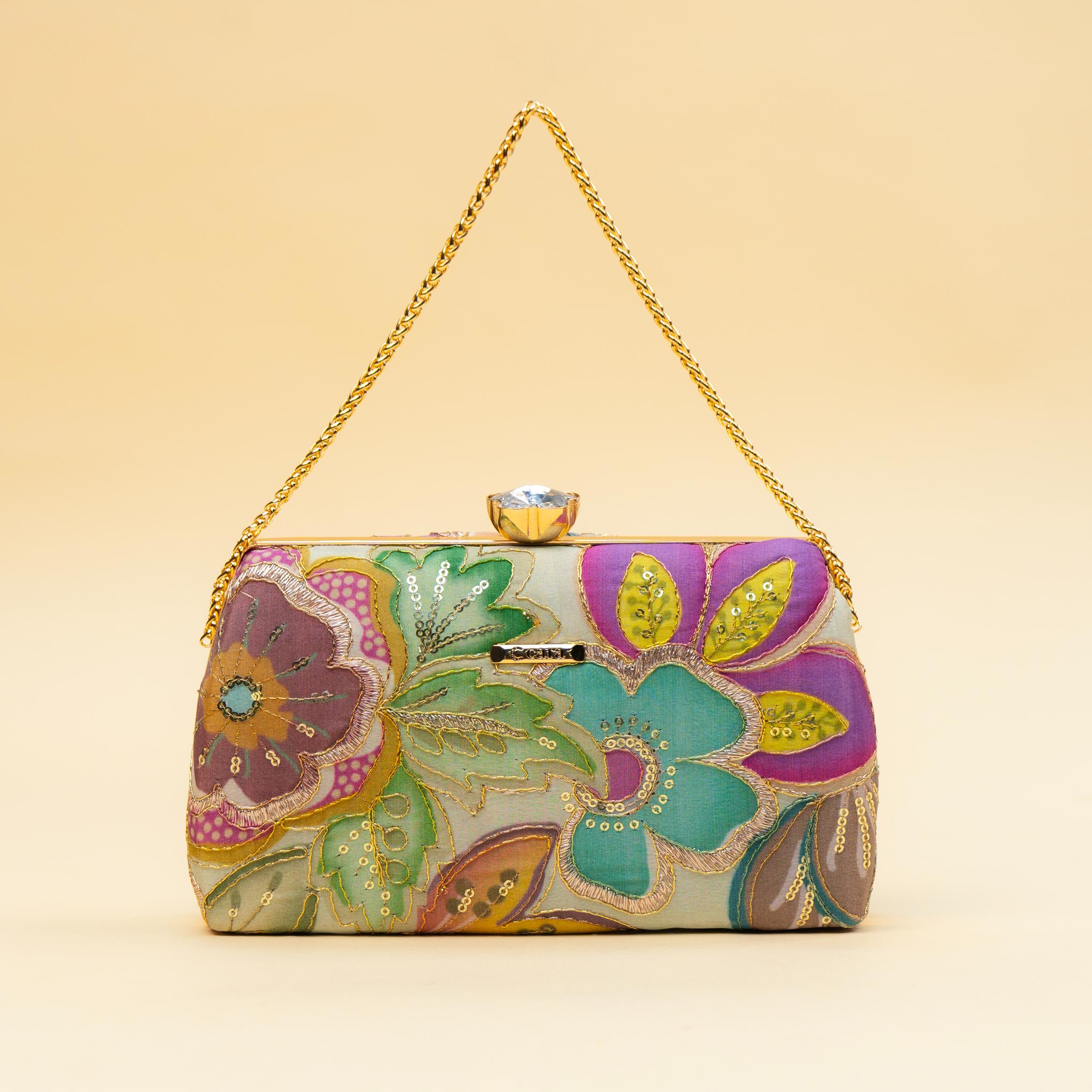 Sequin Thread Clutch