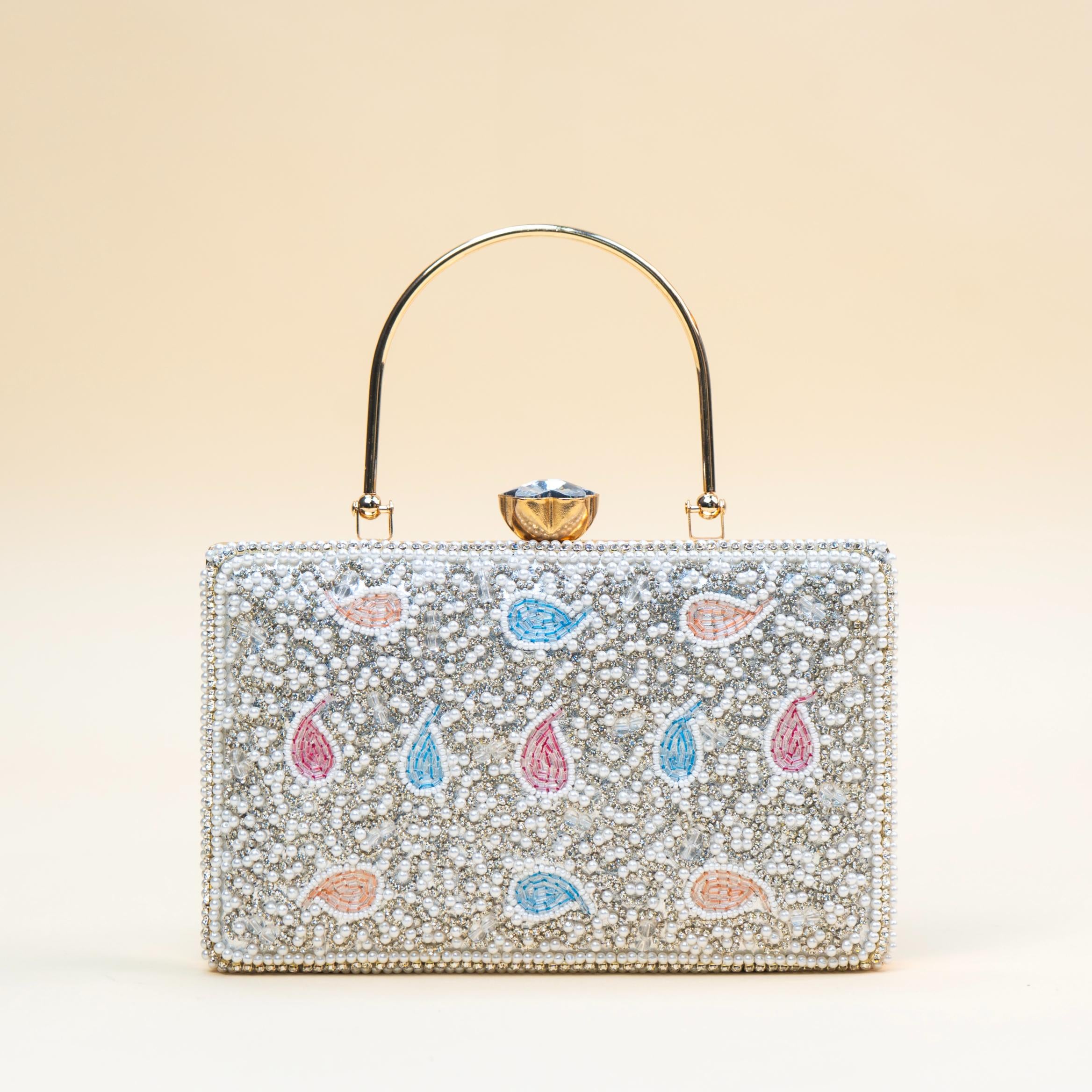 Royal Pearl Shine Clutch