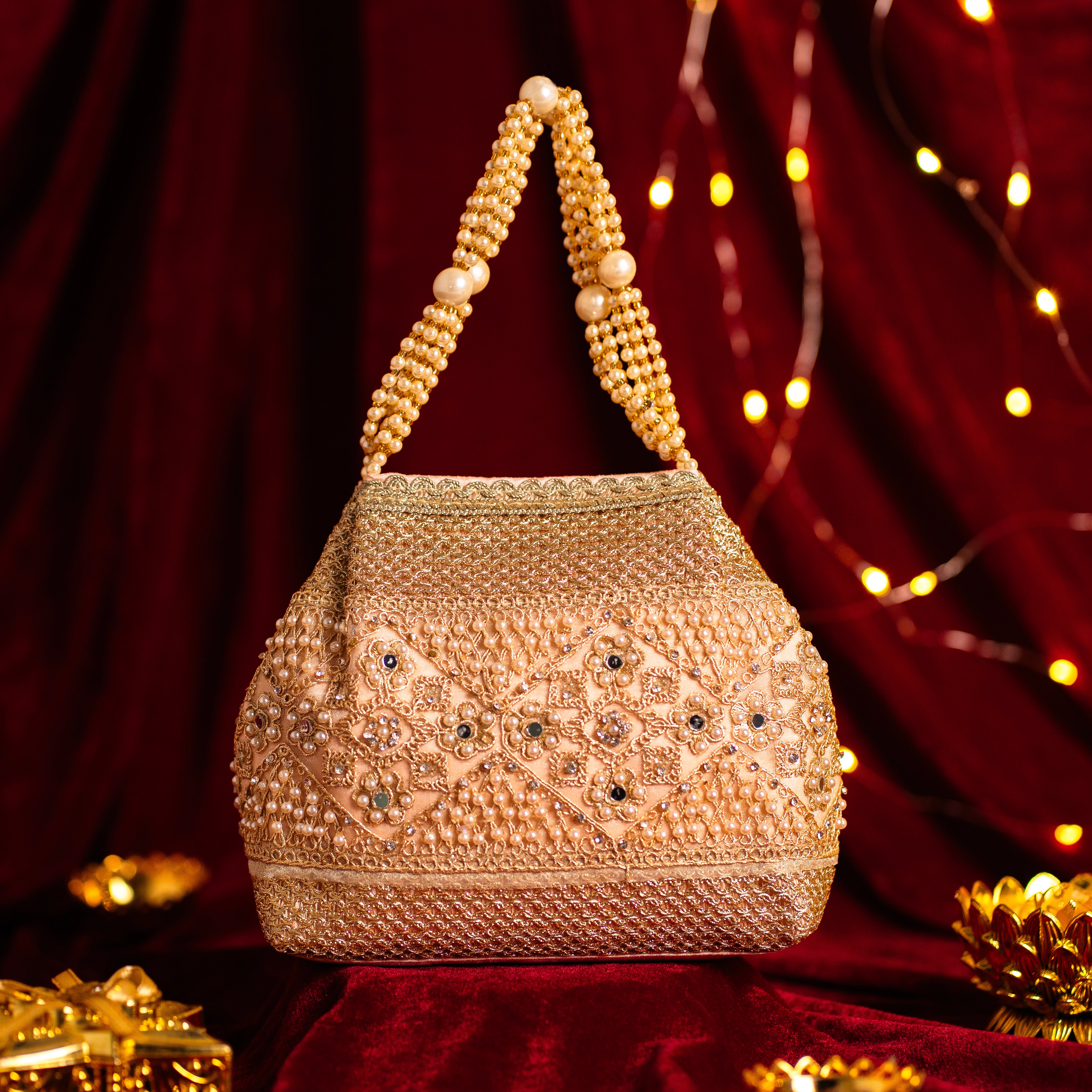 Pearl Elegance Potli
