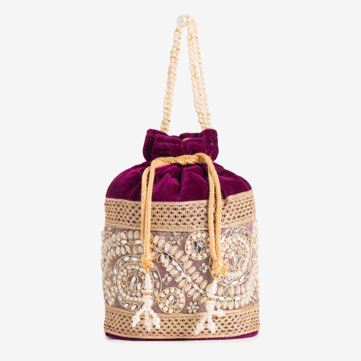 Golden Knot Potli