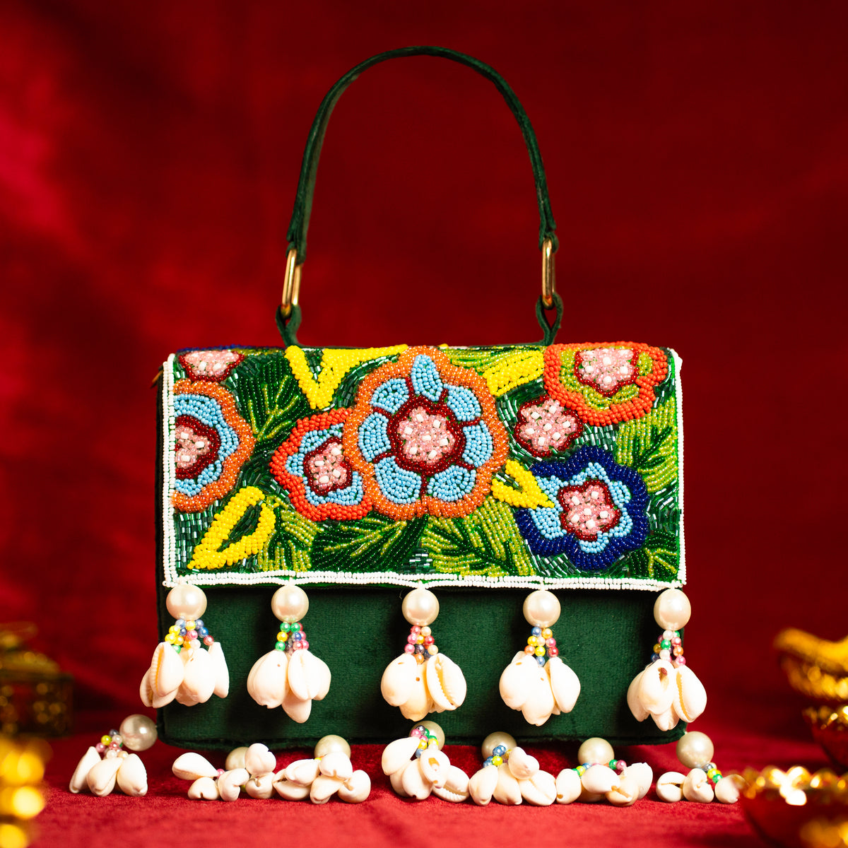 Blooming Shells Banjara Bag
