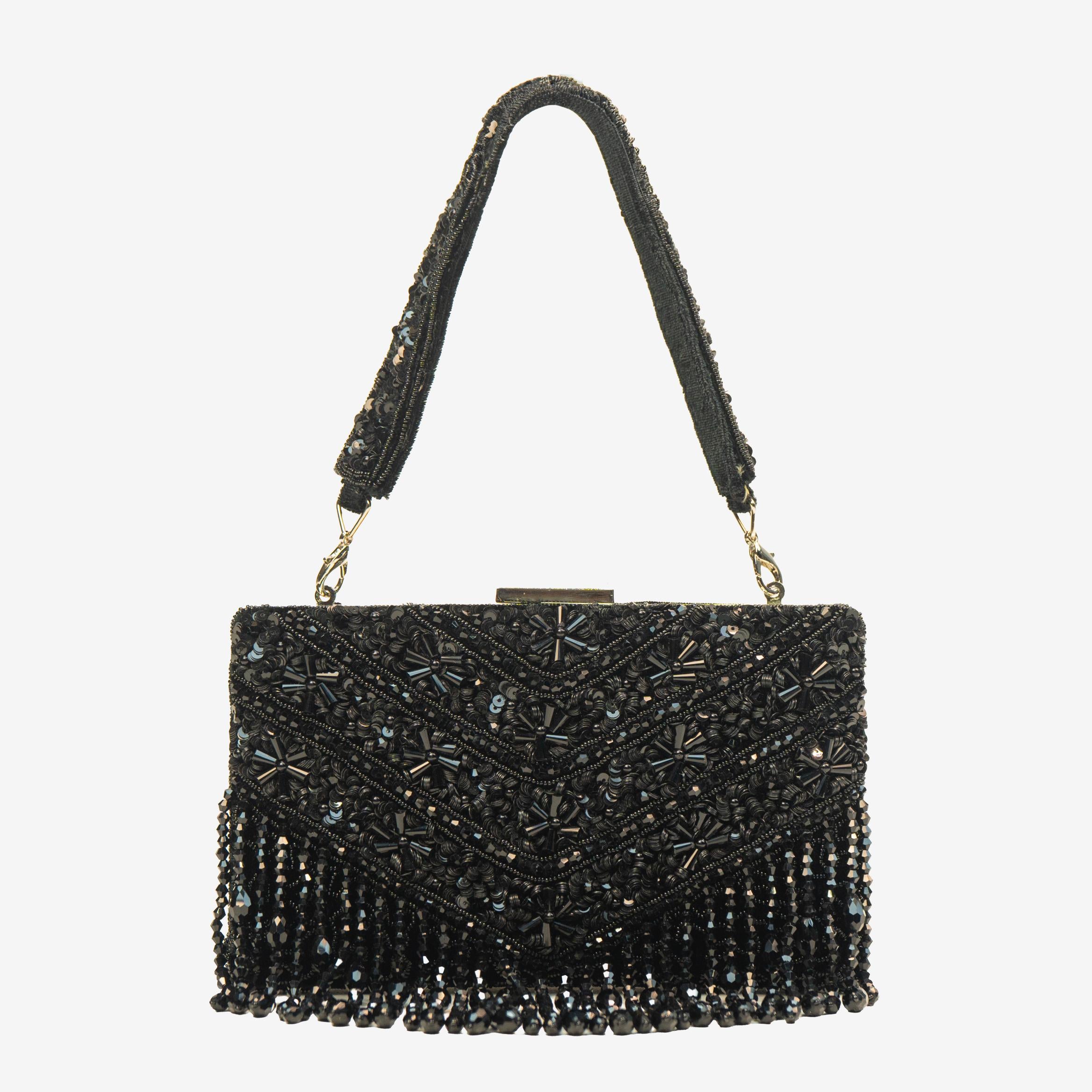 Timeless Pearl Gold Clutch